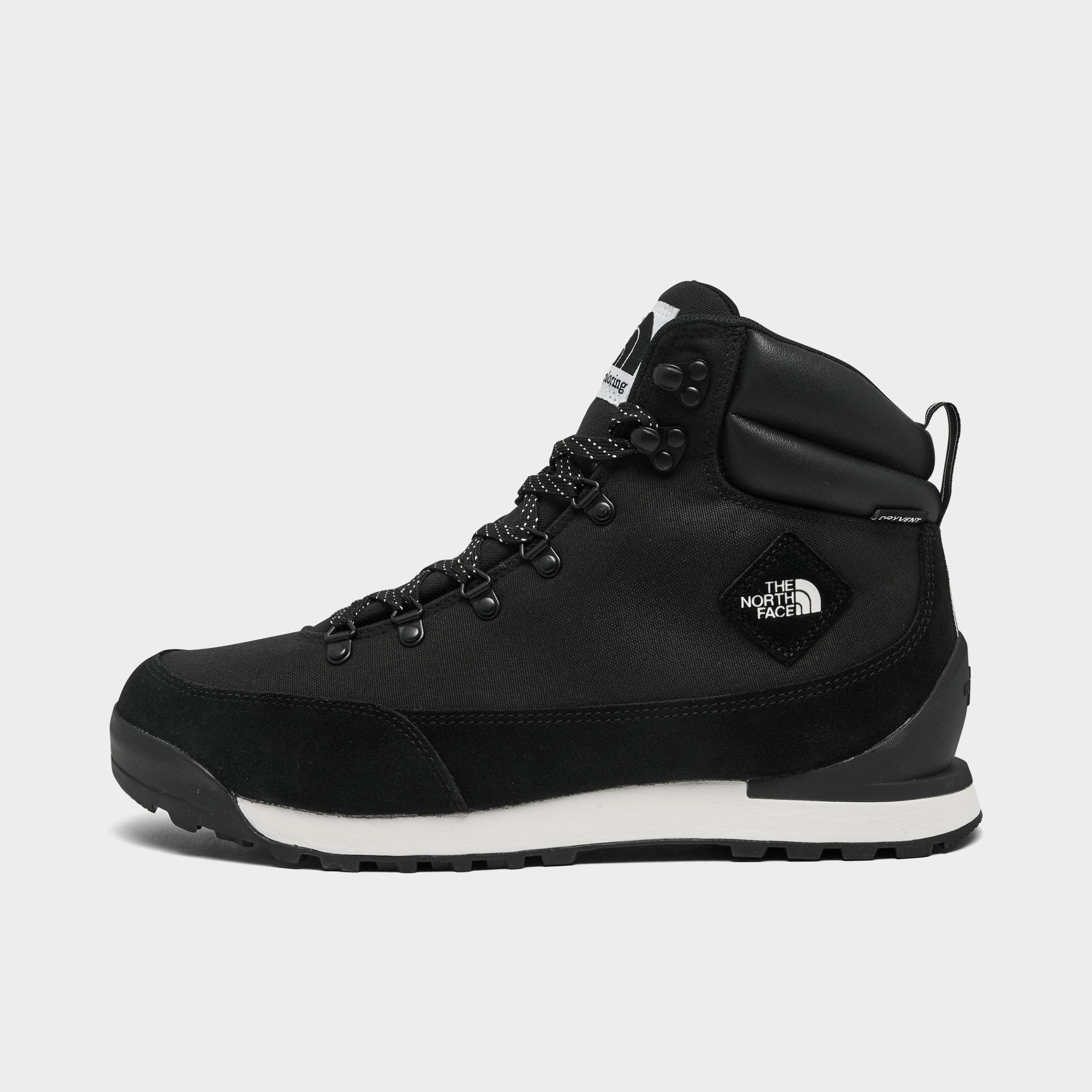 The North Face Men's Back-To-Berkeley 4 Textile Waterproof Boots in TNF Black/TNF White Size: 7