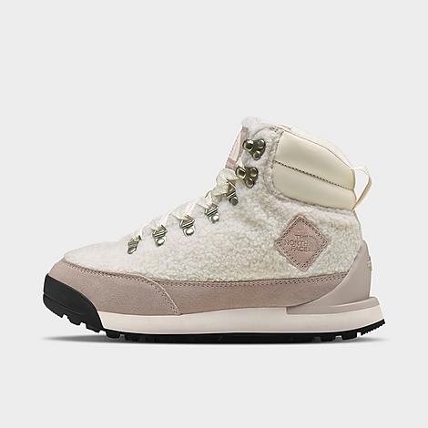 Shop The North Face Inc Women's Back-to-berkeley Iv High Pile Boots In Gardenia White/silver Grey