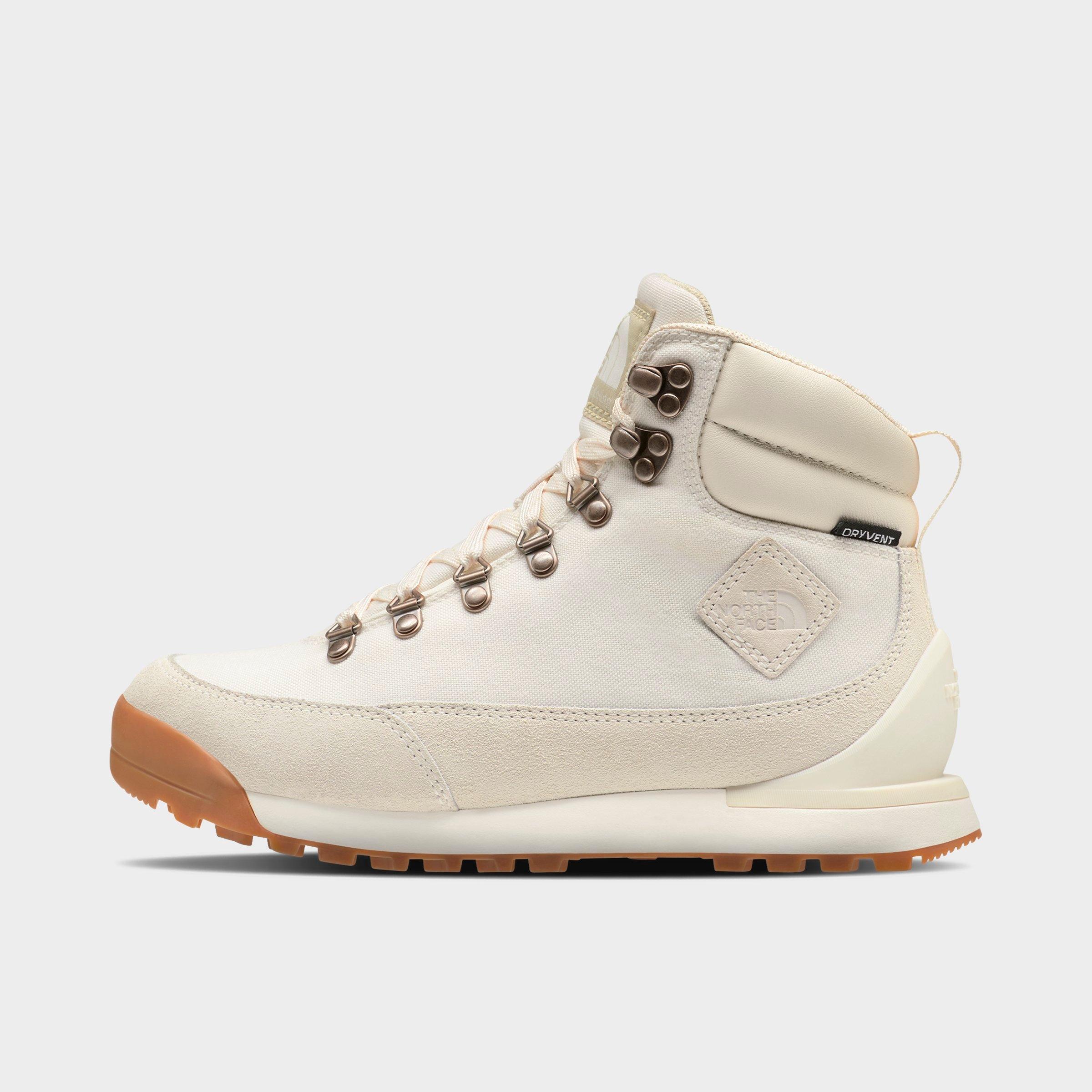 The North Face Inc Women's Back-To-Berkeley IV Textile Waterproof Boots in White/White Dune Size 8.5 Leather/Polyester/Canvas