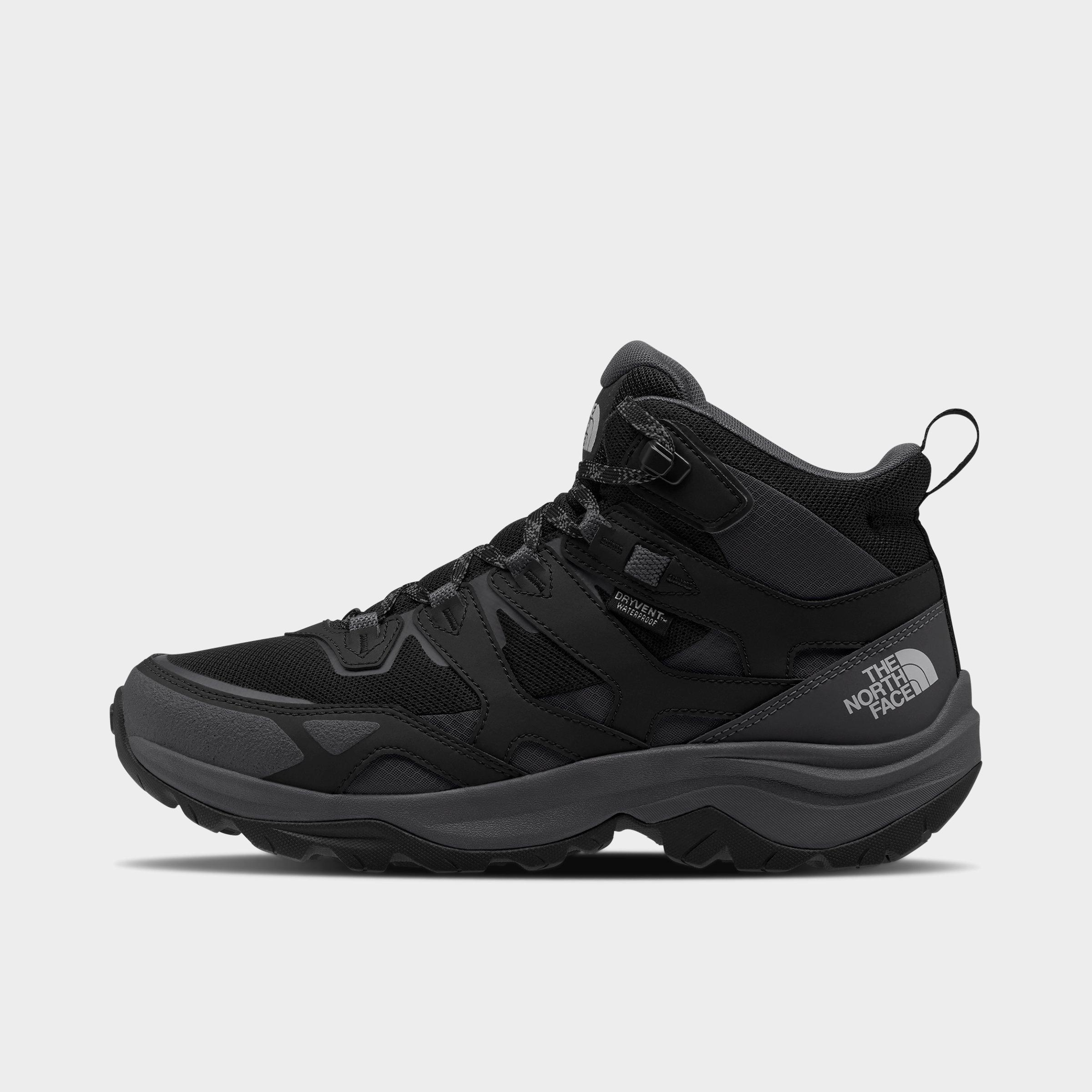 The North Face Inc Men's Hedgehog 3 Mid Waterproof Hiking Boots in Black/TNF Black Size 12.5 Leather
