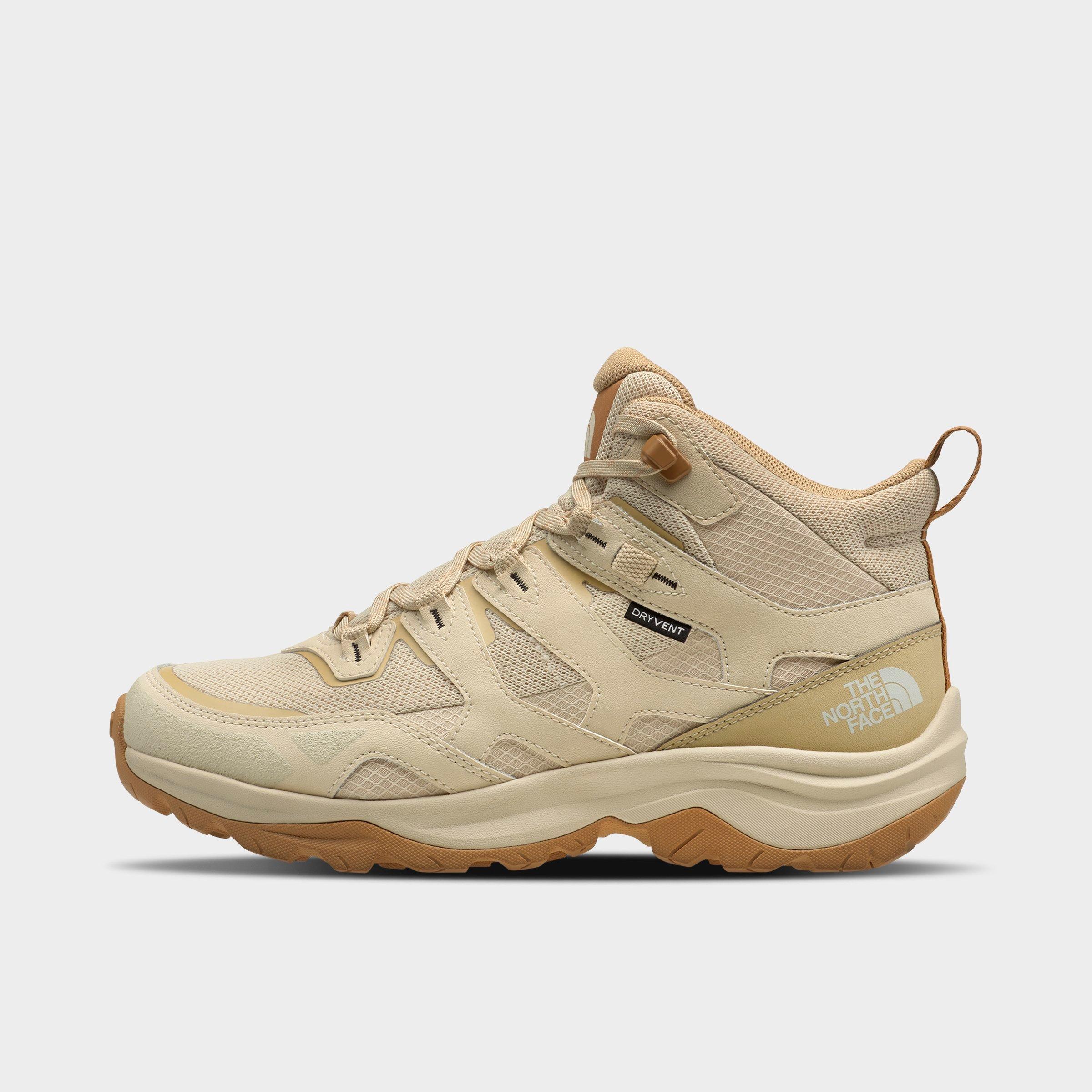 The North Face Men's Hedgehog 3 Mid Waterproof Hiking Boots in Gravel/Khaki Stone Size: 7