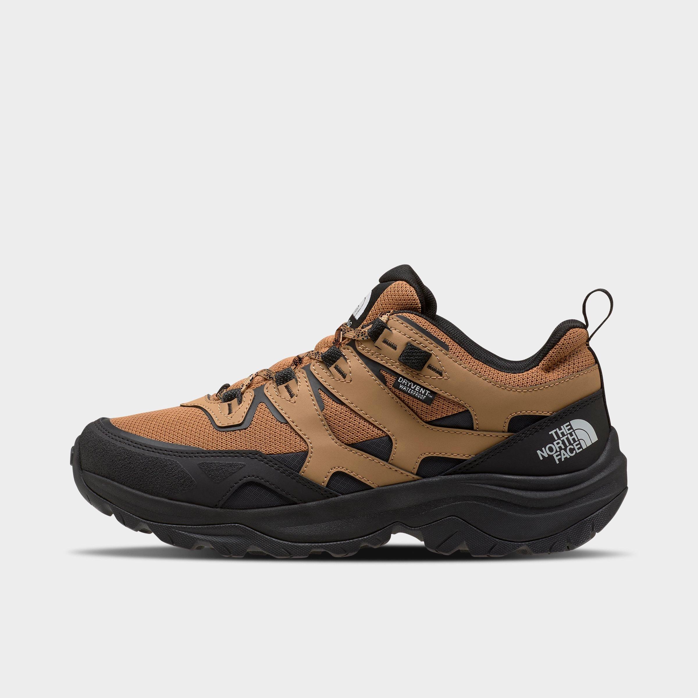 Shop The North Face Inc Men's Hedgehog 3 Mid Waterproof Hiking Shoes In Utility Brown/tnf Black