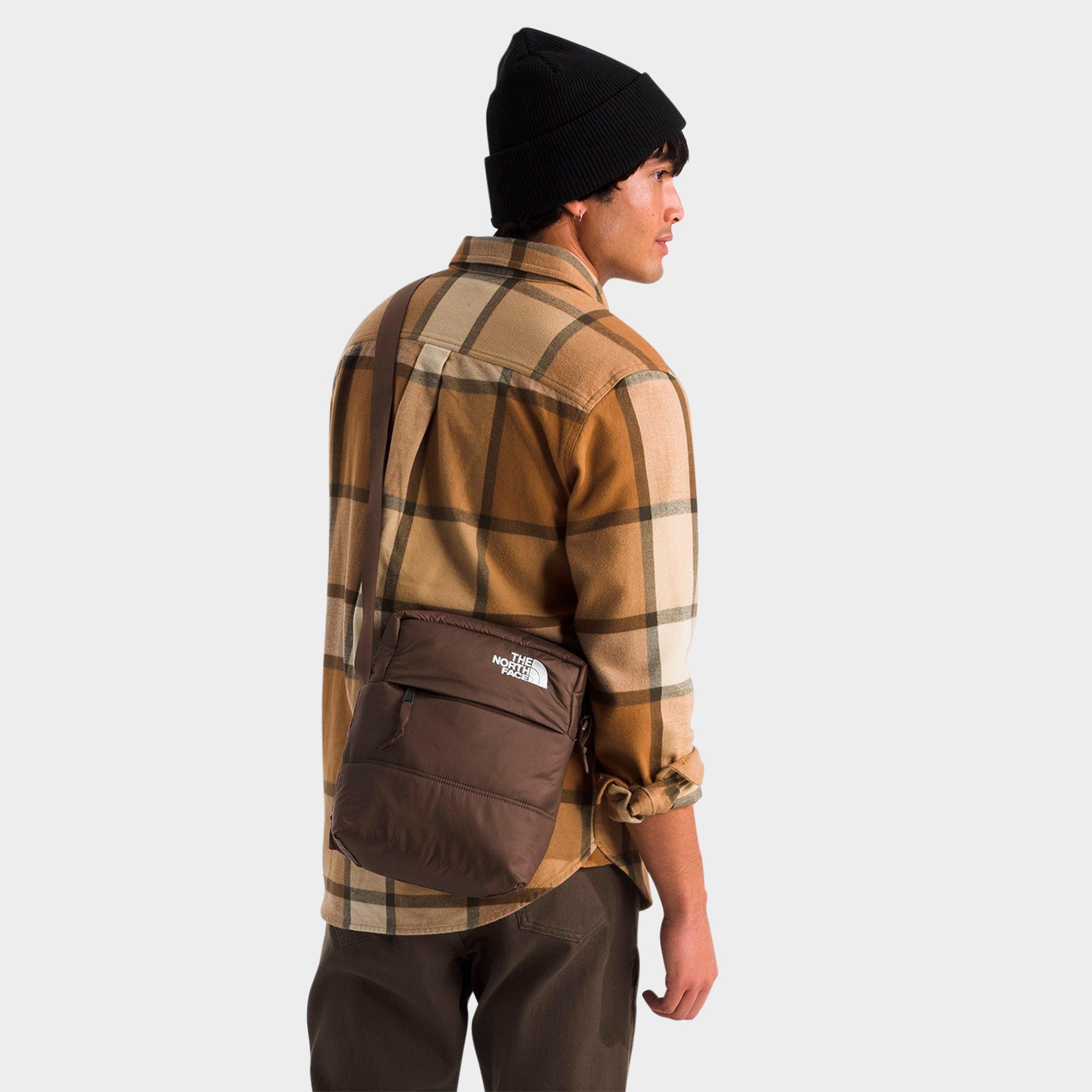 The North Face Inc Nuptse Crossbody Bag (7L) in Brown/Smokey Brown Nylon