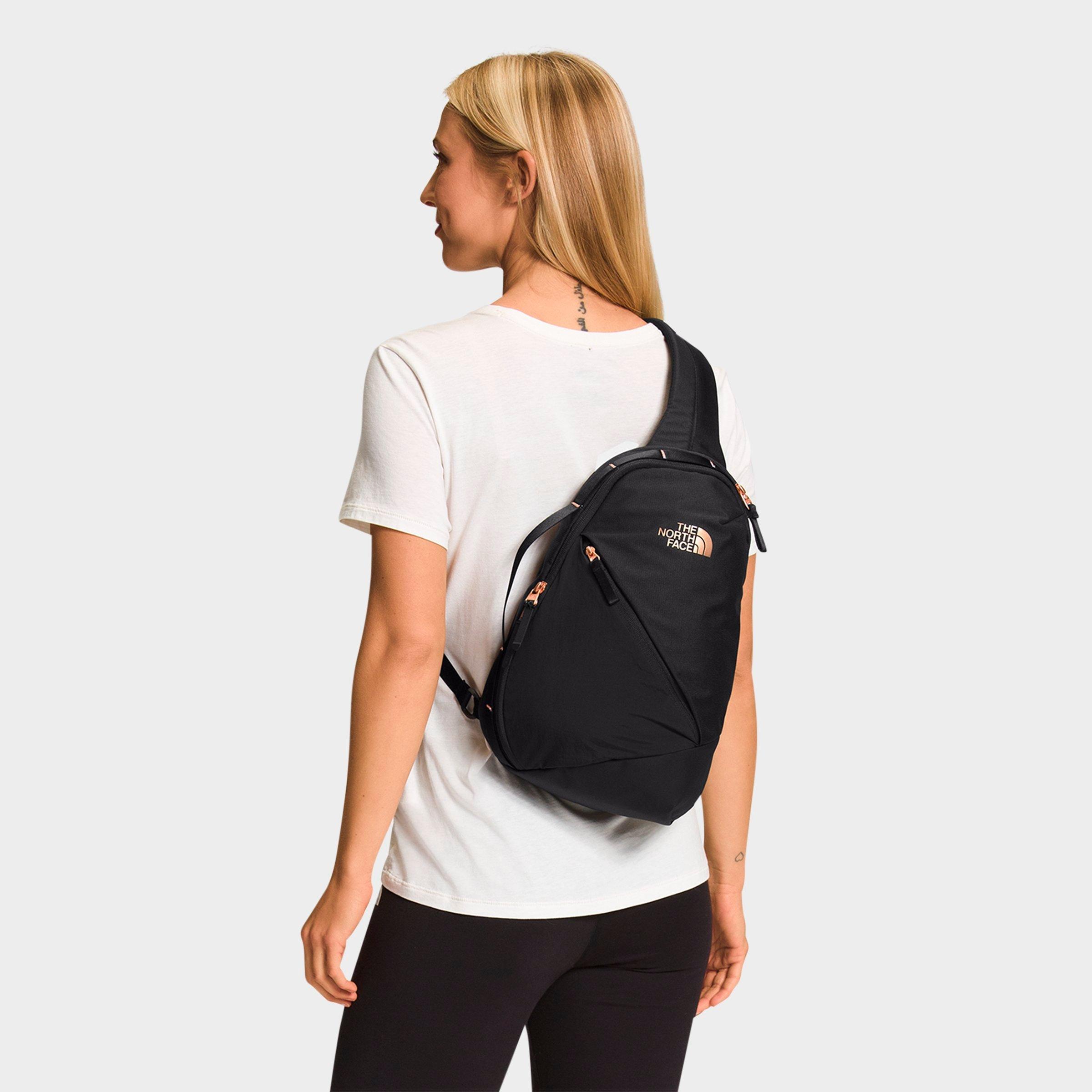 The North Face Inc Women's Isabella Sling Bag (9L) in Black/TNF Black Light Heather Polyester