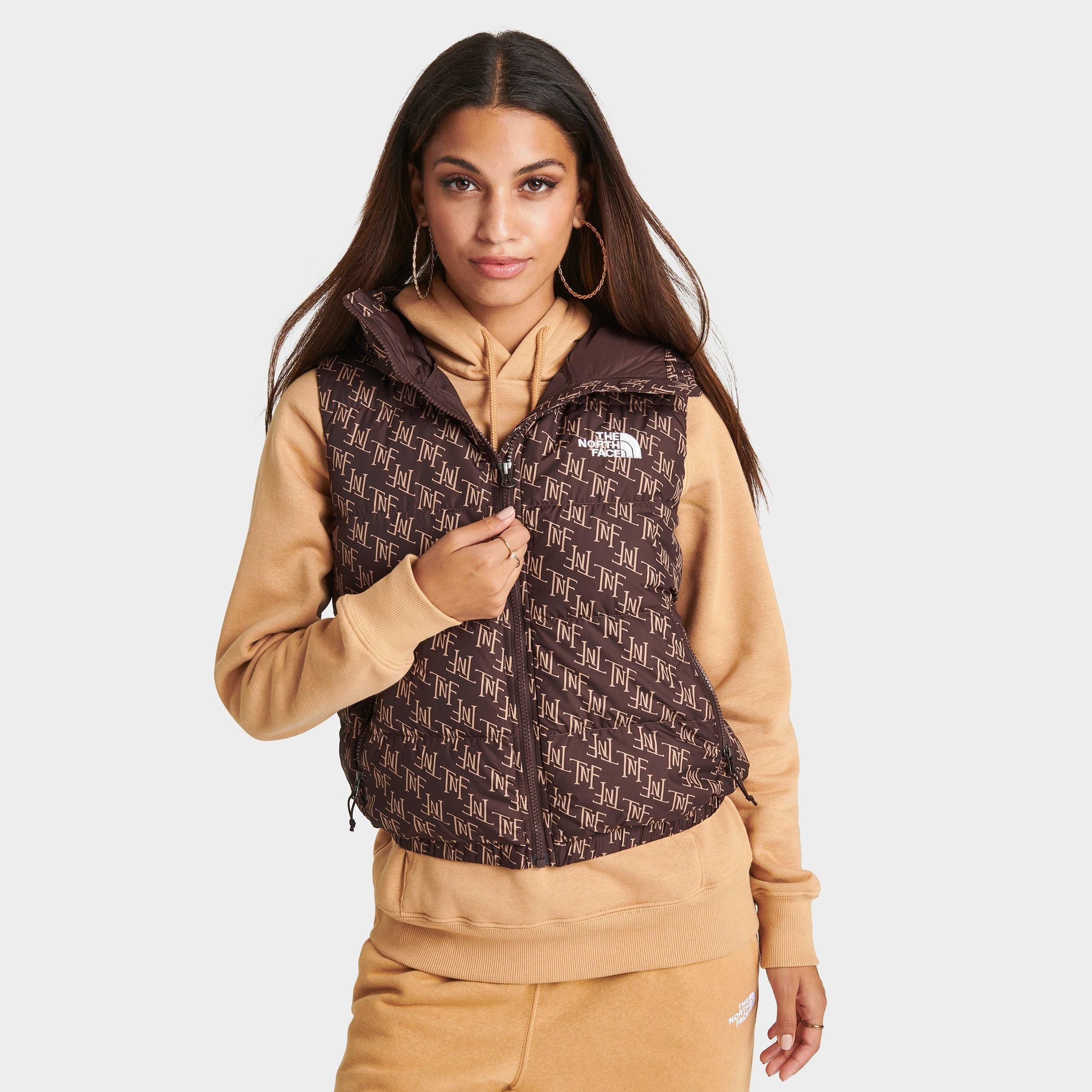 The North Face Inc Women's Hydrenalite Down Puffer Vest In Coal Brown/monogram