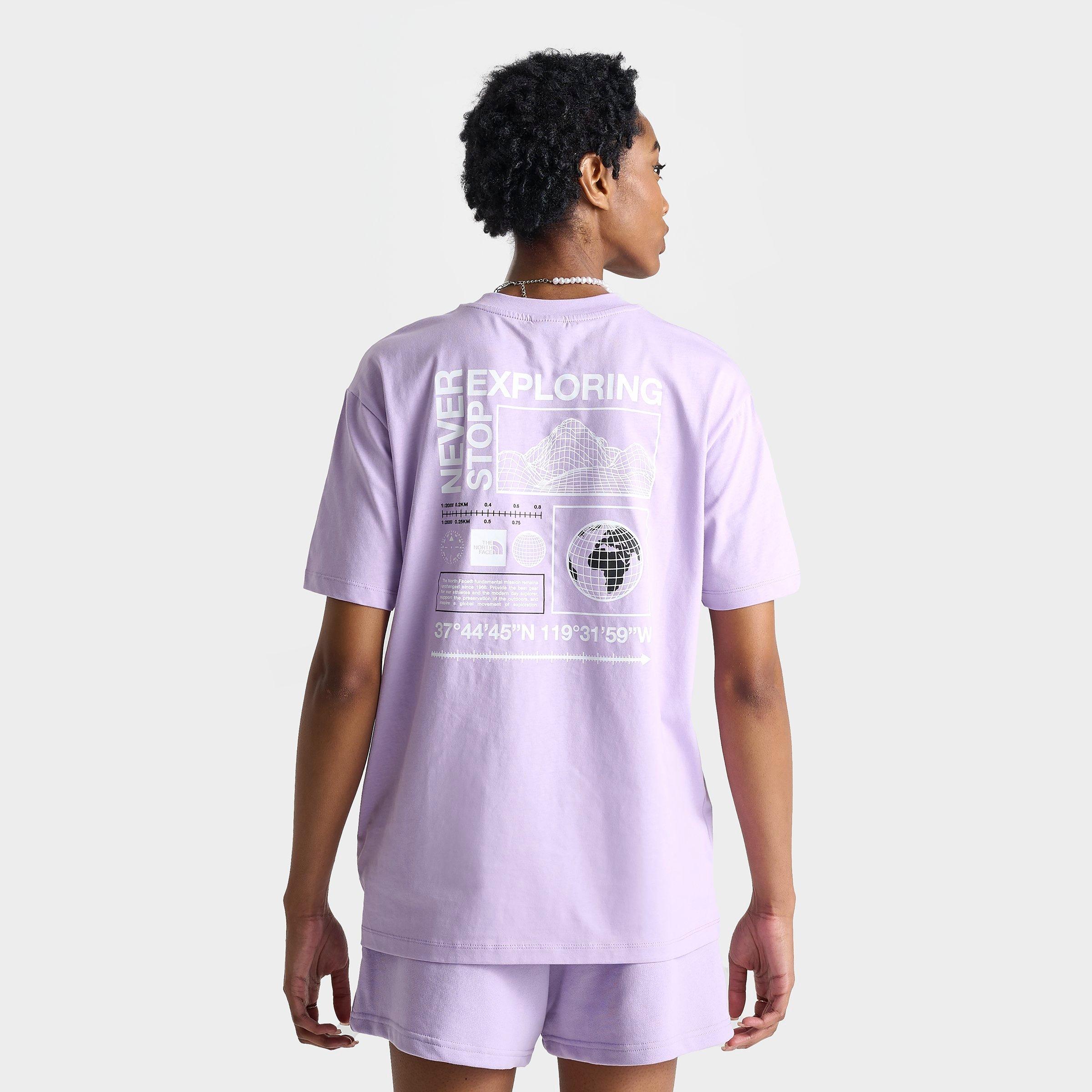 Shop The North Face Inc Women's Oversized Energy T-shirt In Purple