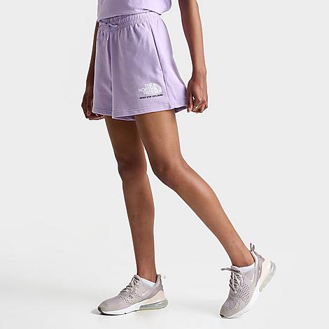The North Face Inc Women's Fleece Shorts In Purple