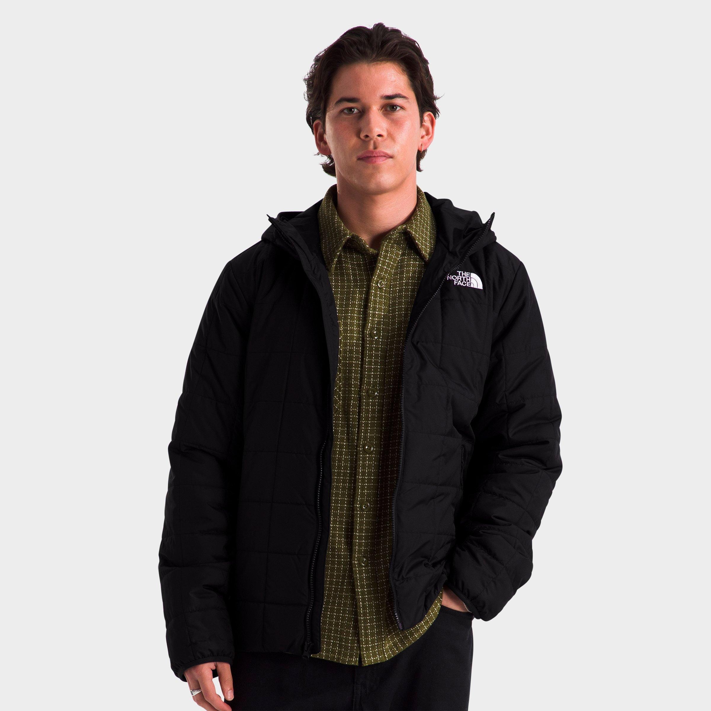 The North Face Inc Men's Junction Insulated Full-Zip Hoodie in Black/TNF Black Size Medium Polyester/Fiber