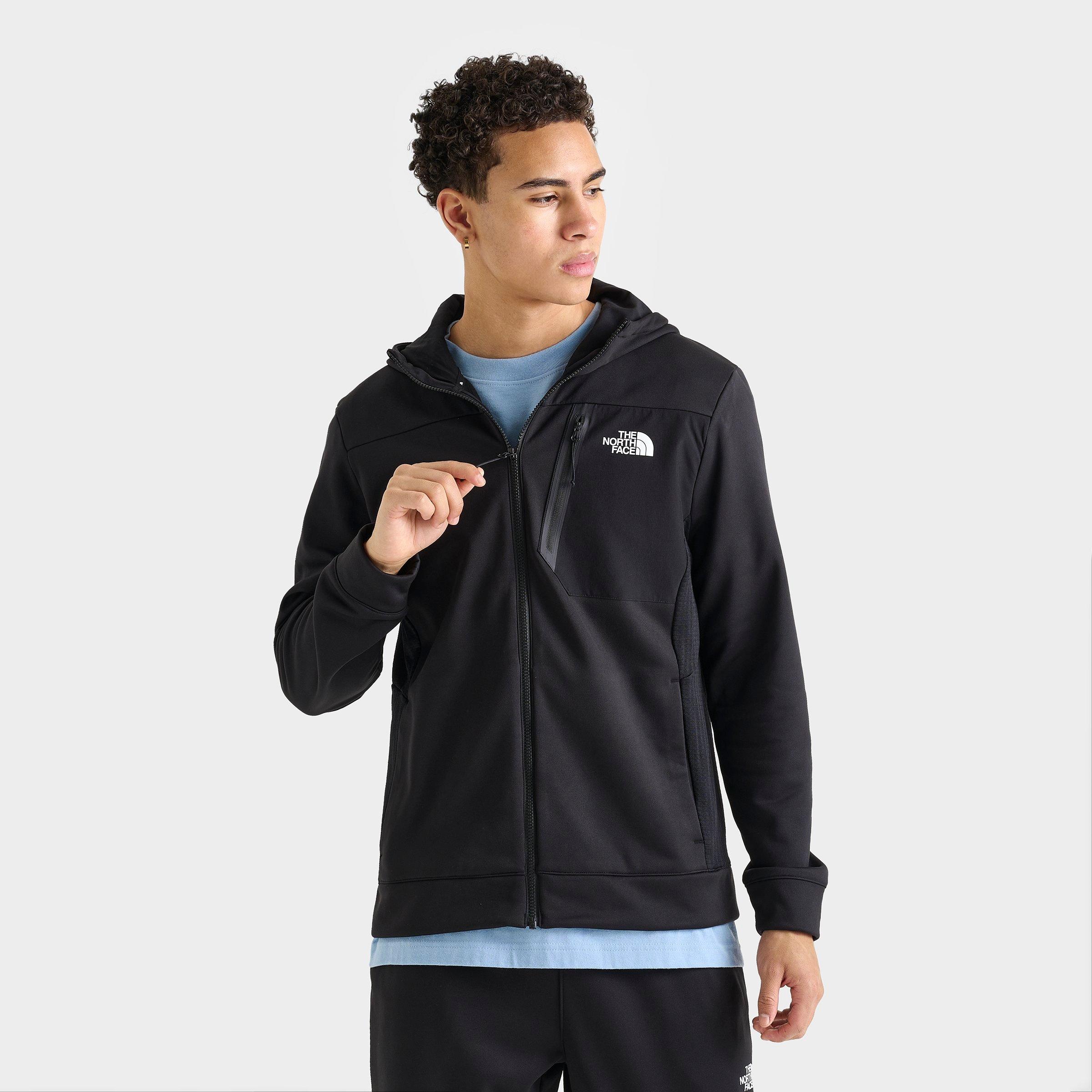 The North Face Inc Men's Mountain Athletics Fleece Full-Zip Jacket in Black/Black Size Large 100% Polyester/Fleece