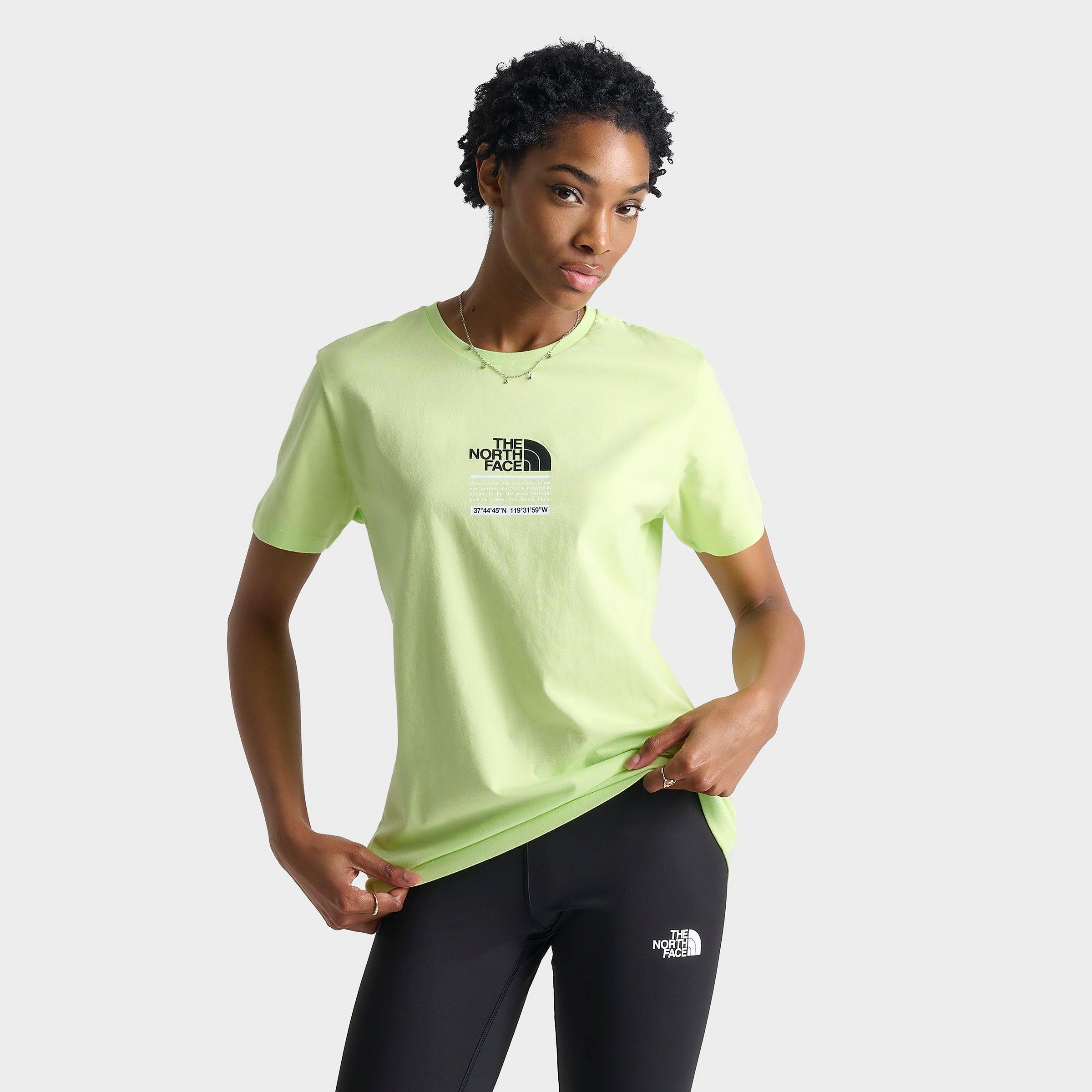 Shop The North Face Inc Women's Notes Boyfriend T-shirt In Lime