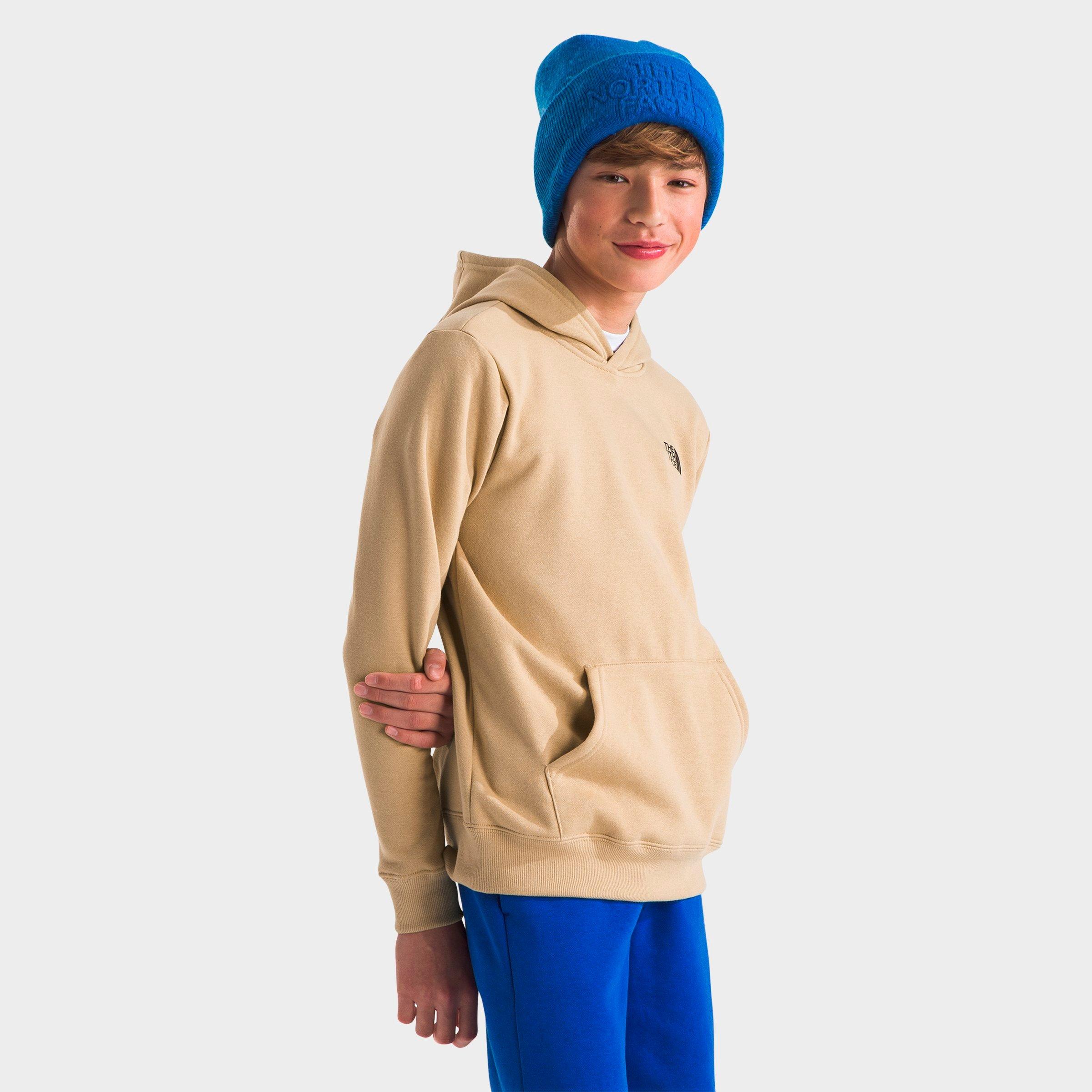 Shop The North Face Inc Boys' Camp Fleece Pullover Hoodie In Khaki Stone