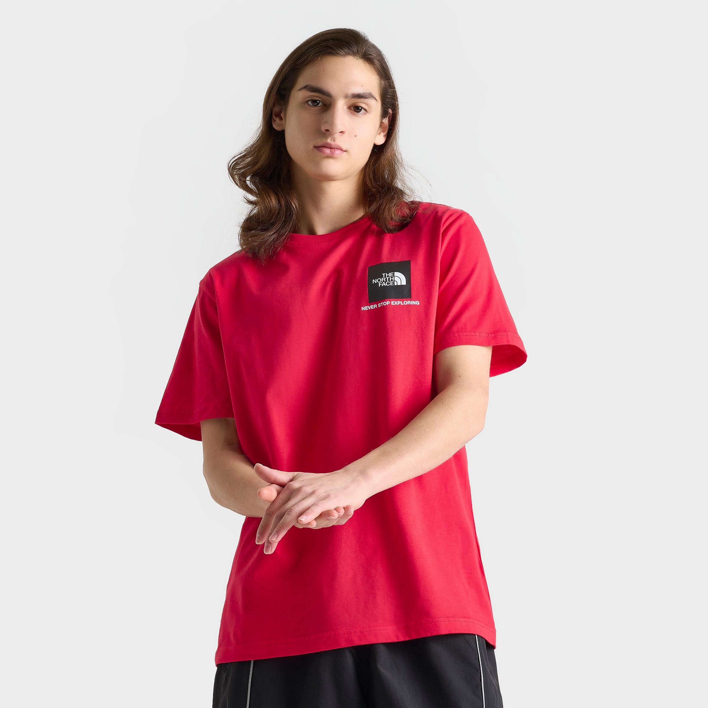 Shop The North Face Inc Men's Nse Box Logo T-shirt In Tnf Red
