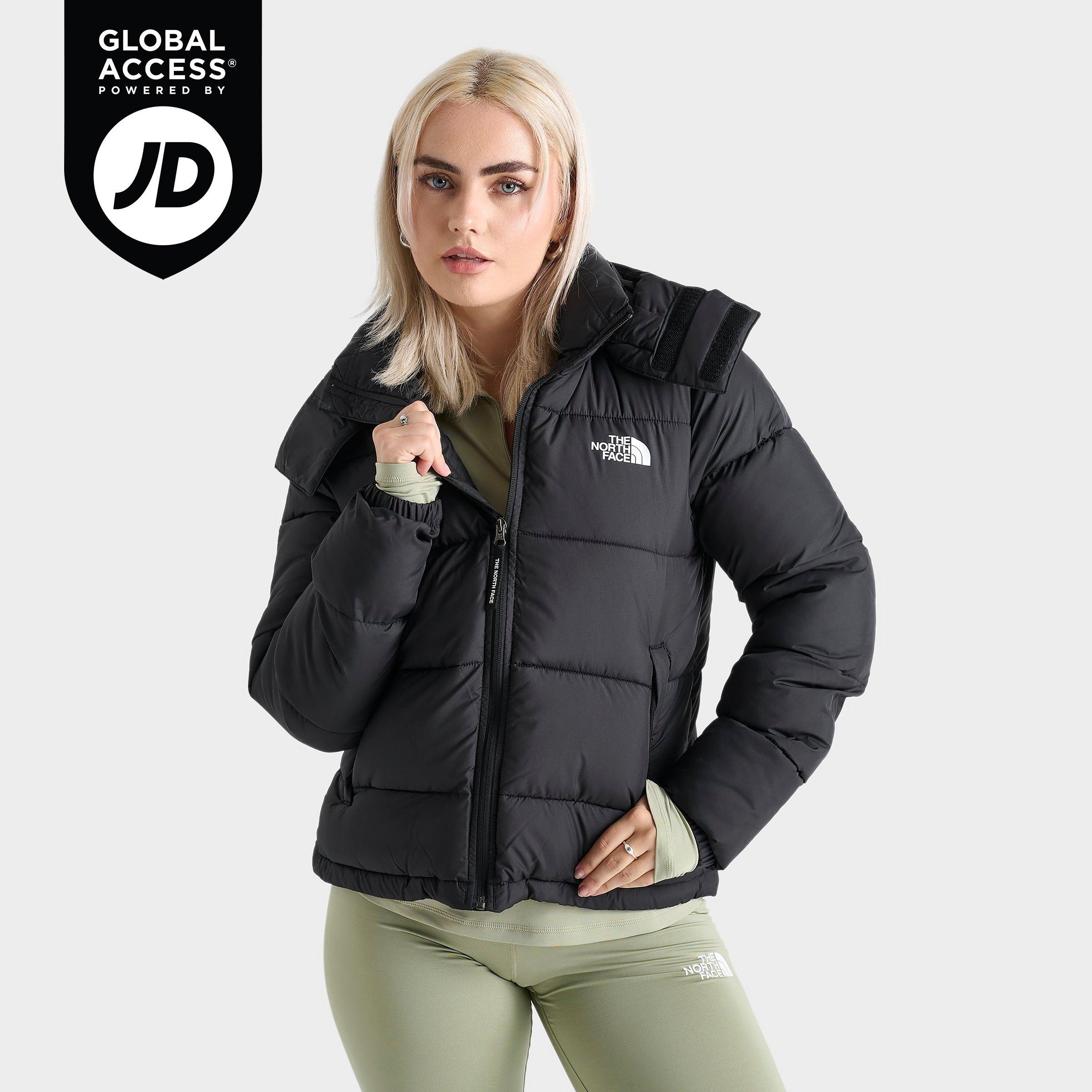 The North Face Women's Dome Puffy Puffer Jacket in Black Size: XS