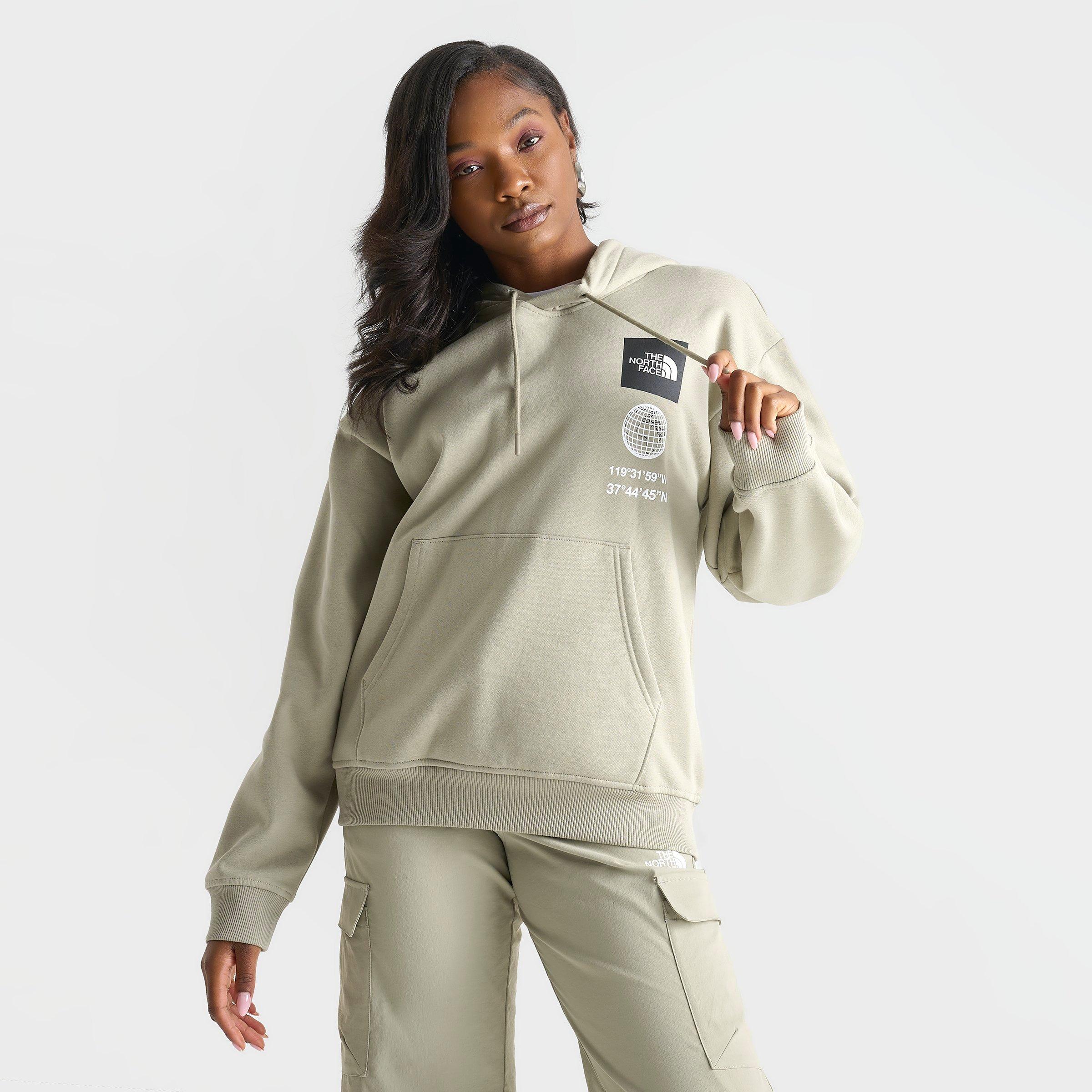 The North Face Inc Women's Energy Hoodie in Grey/Clay Grey Size XL Fleece