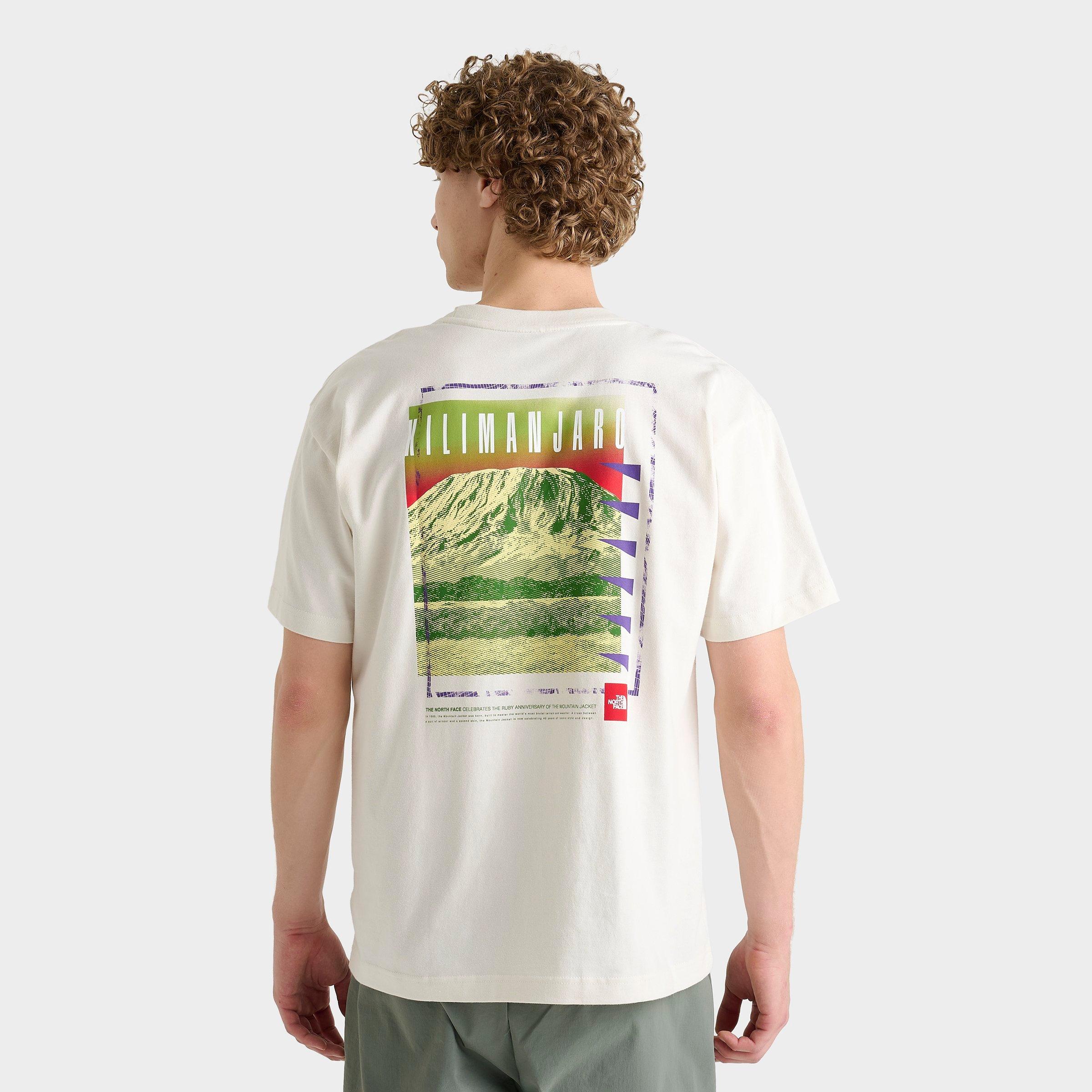 The North Face Men's Red Box Kilimanjaro T-Shirt in White Dune Size: Small