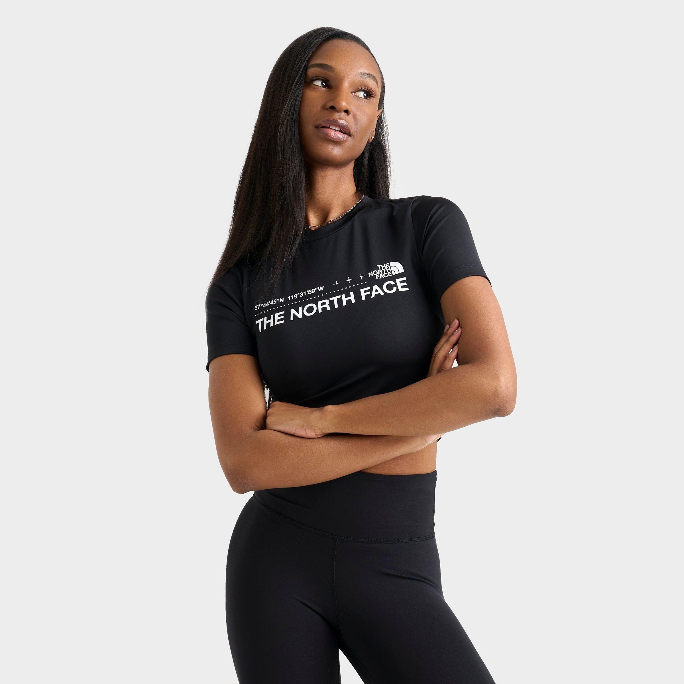 The North Face Inc Women's Slim T-Shirt in Black/Black Size XL Cotton