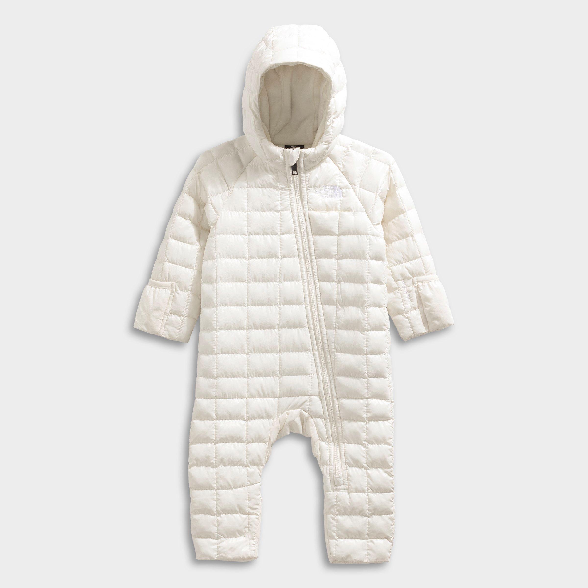 The North Face Infant Thermoball One-Piece in White Dune Size: 3M