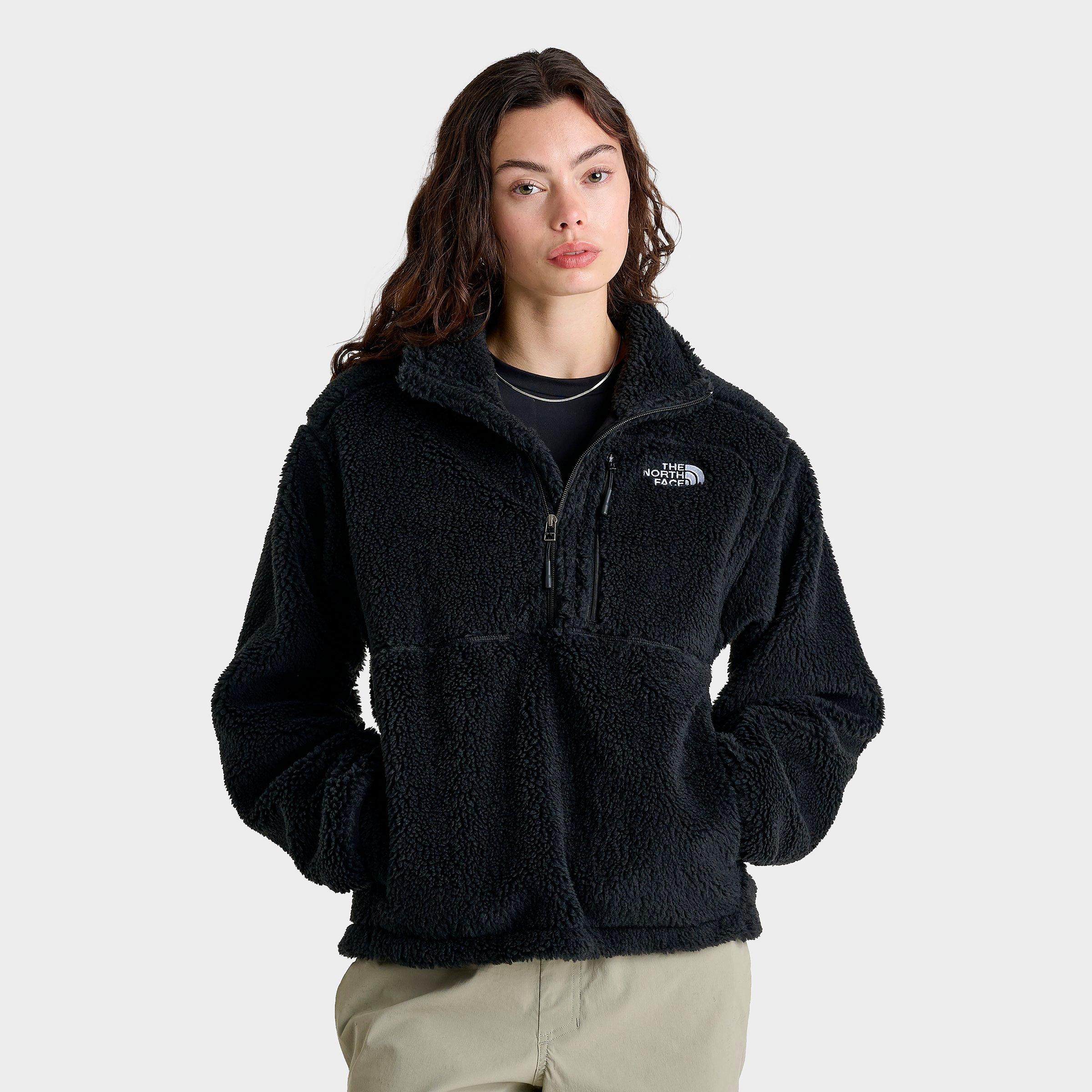 The North Face Women's Hanagita High Pile Fleece Quarter-zip Jacket In Black