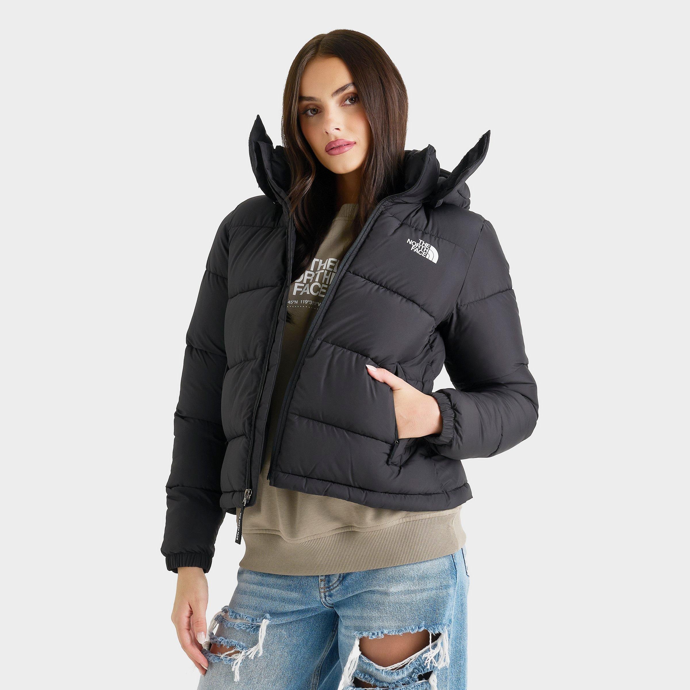 The North Face Women's Dome Puffy Puffer Jacket In Black