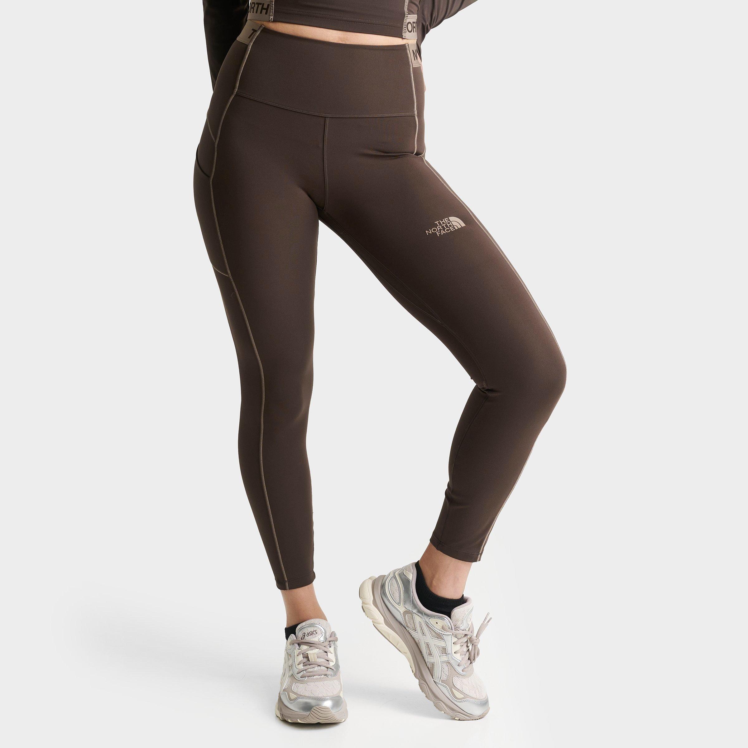 The North Face Women's Cambrena High-Waisted 7/8 Leggings in Dark Chestnut Size: XL
