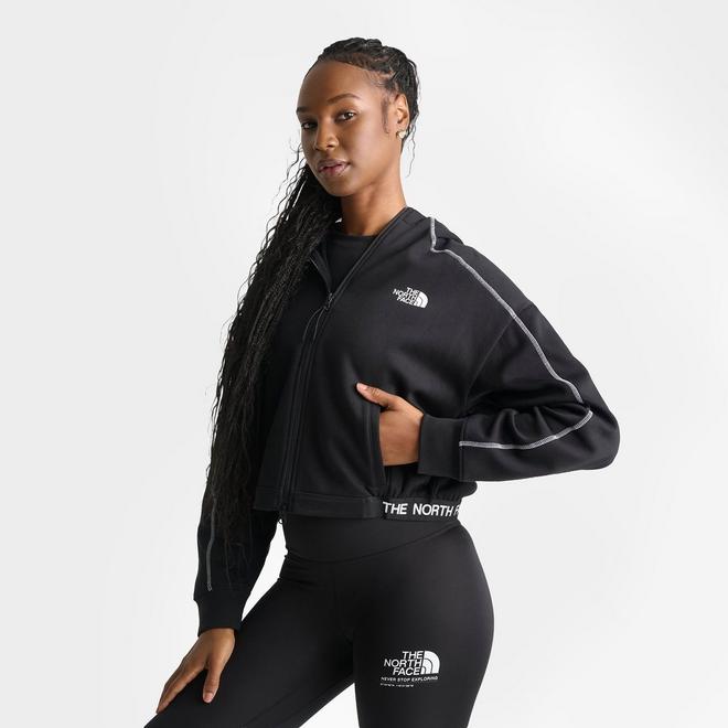 Women's The North Face Cambrena Boxy Cropped Full-Zip Hoodie 