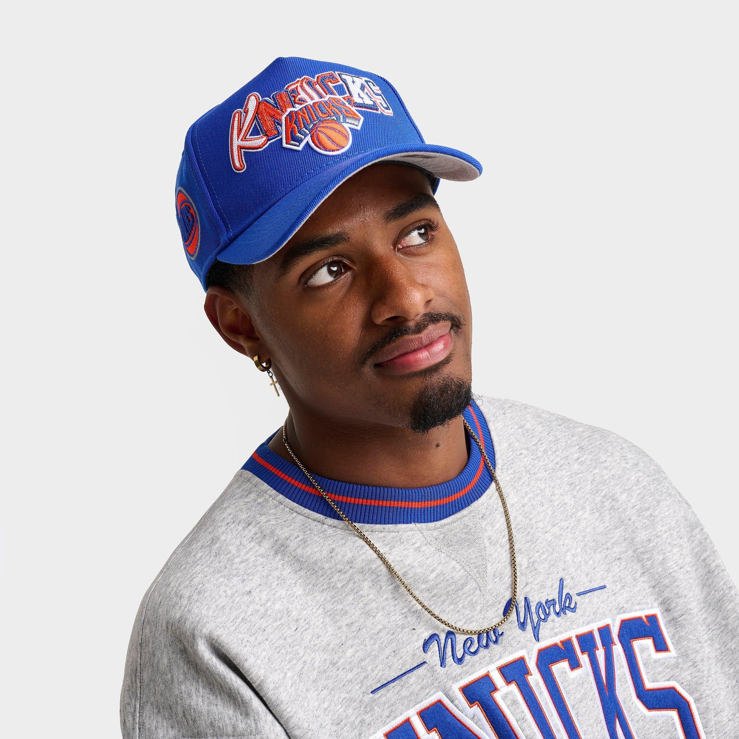 Pro Standard New York Knicks NBA City Ransom Snapback Hat in Blue/Royal Blue