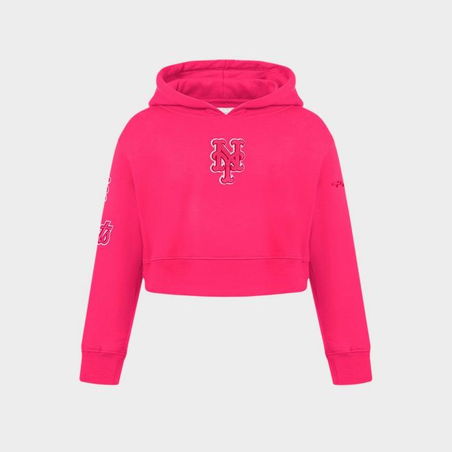 Girls' Big Kids' Pro Standard New York Mets MLB Fleece Pullover Hoodie