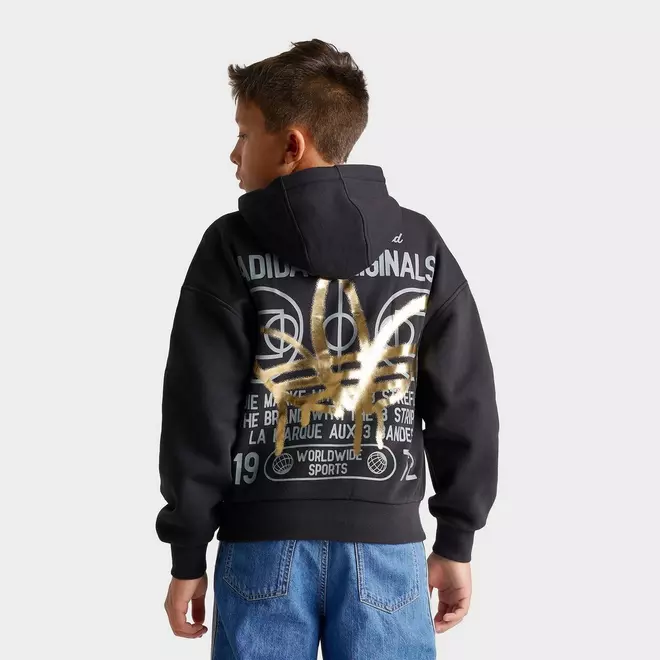 Big Kids' adidas Trefoil Graffiti Pullover Hoodie