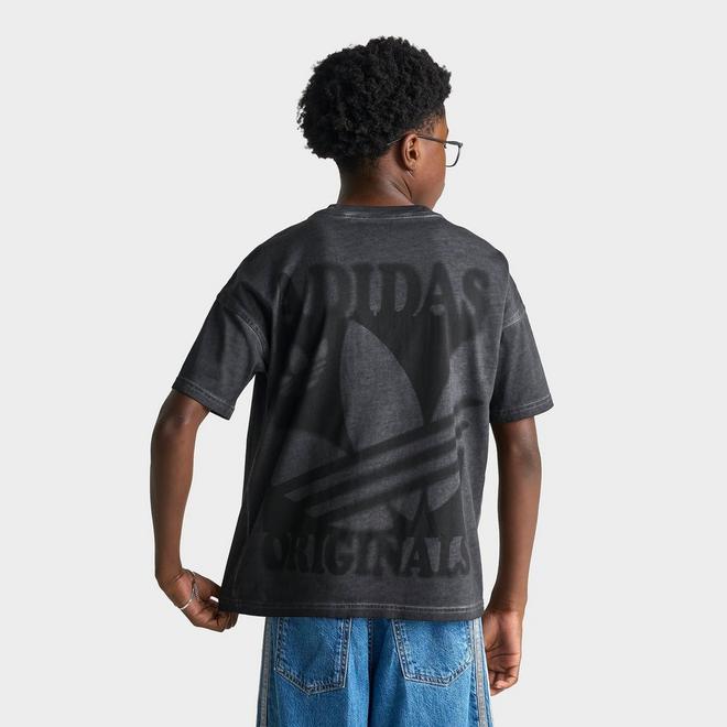 Big Kids' adidas Originals Washed Logo Short-Sleeve T-Shirt