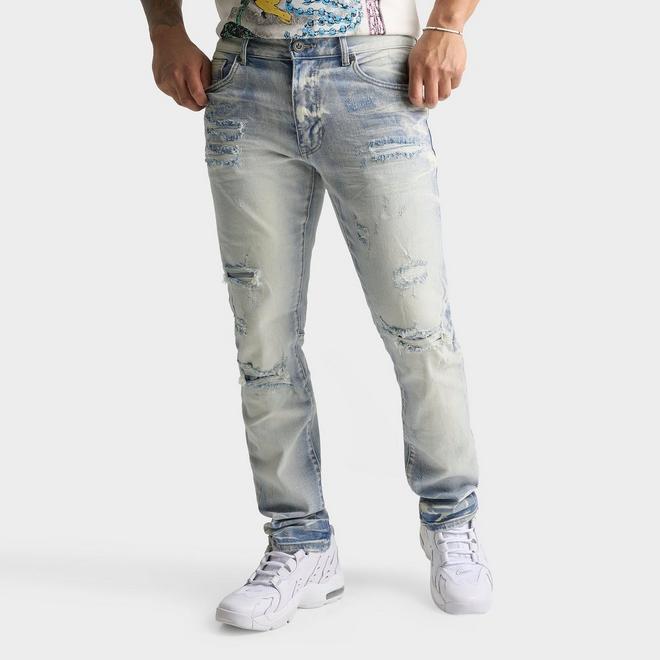 Men's Smoke Rise Distressed Slim Denim Jeans