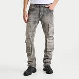 Men's Smoke Rise Stacked Utility Cargo Denim Jeans | JD Sports