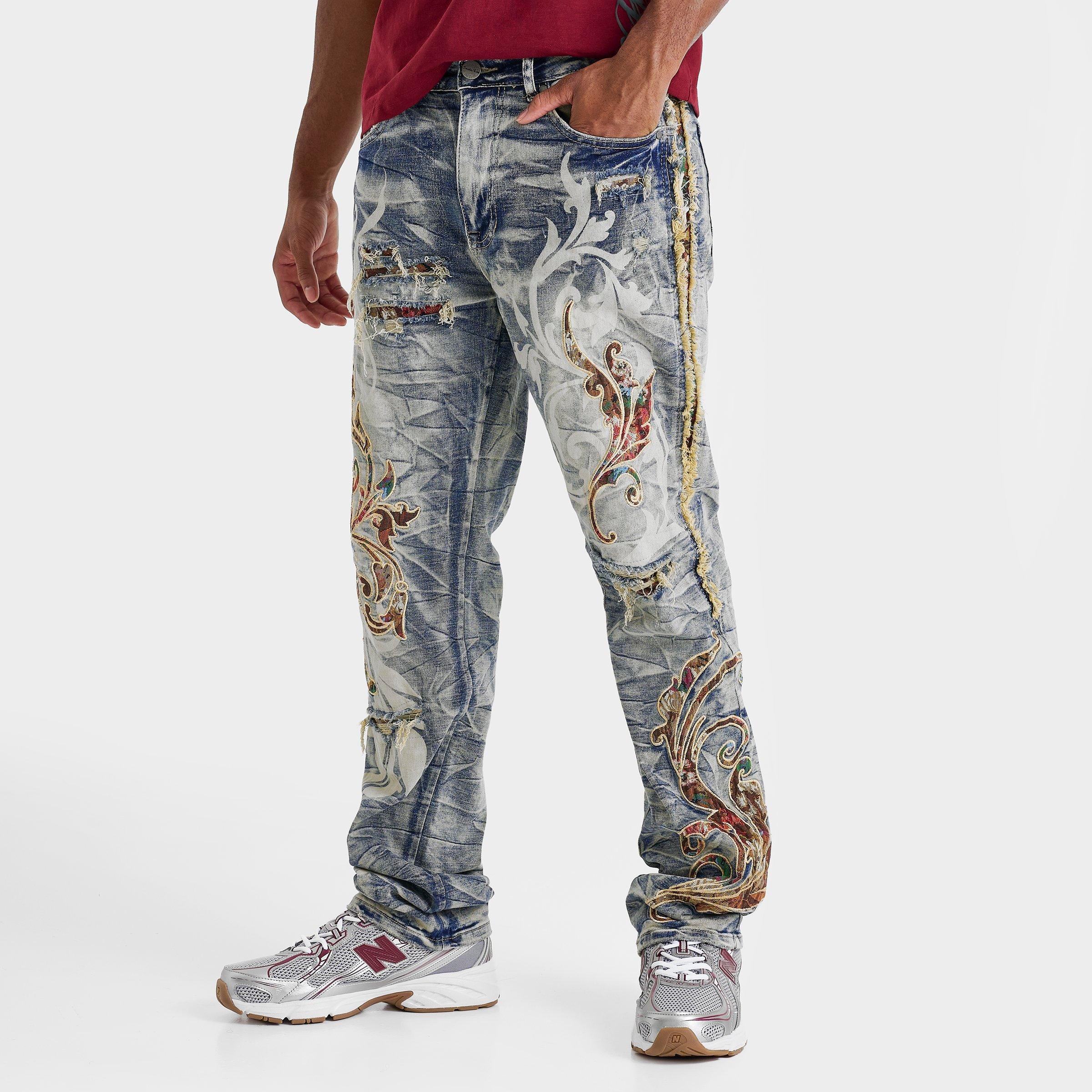 no mass prod 007GLM WAXED DENIM JEANS