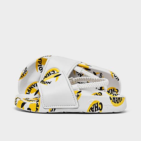 Champion Babies'  Kids' Toddler Super Meloso Smile Clog Shoes In Yellow/white