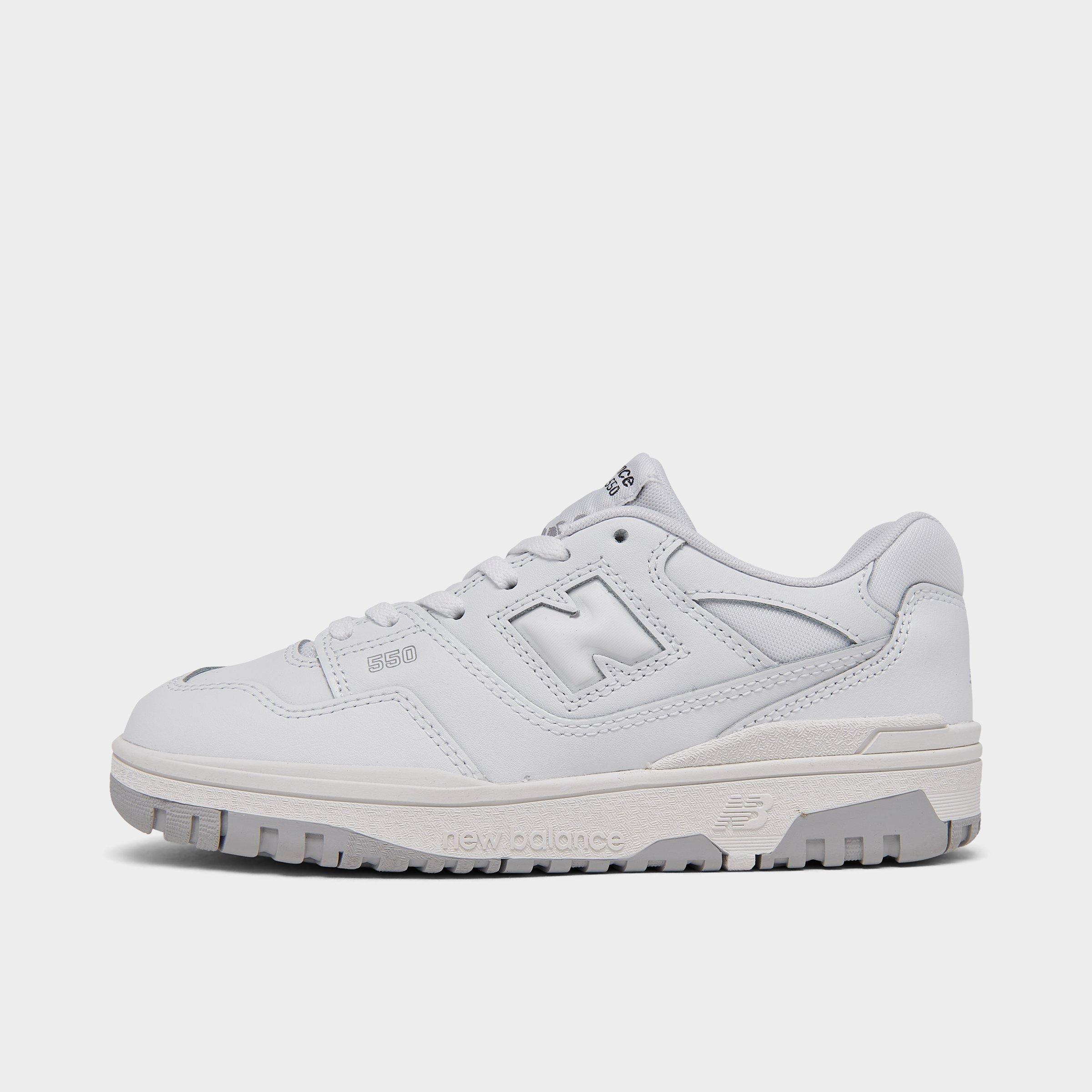 New Balance Little Kids' 550 Casual Shoes In White/white