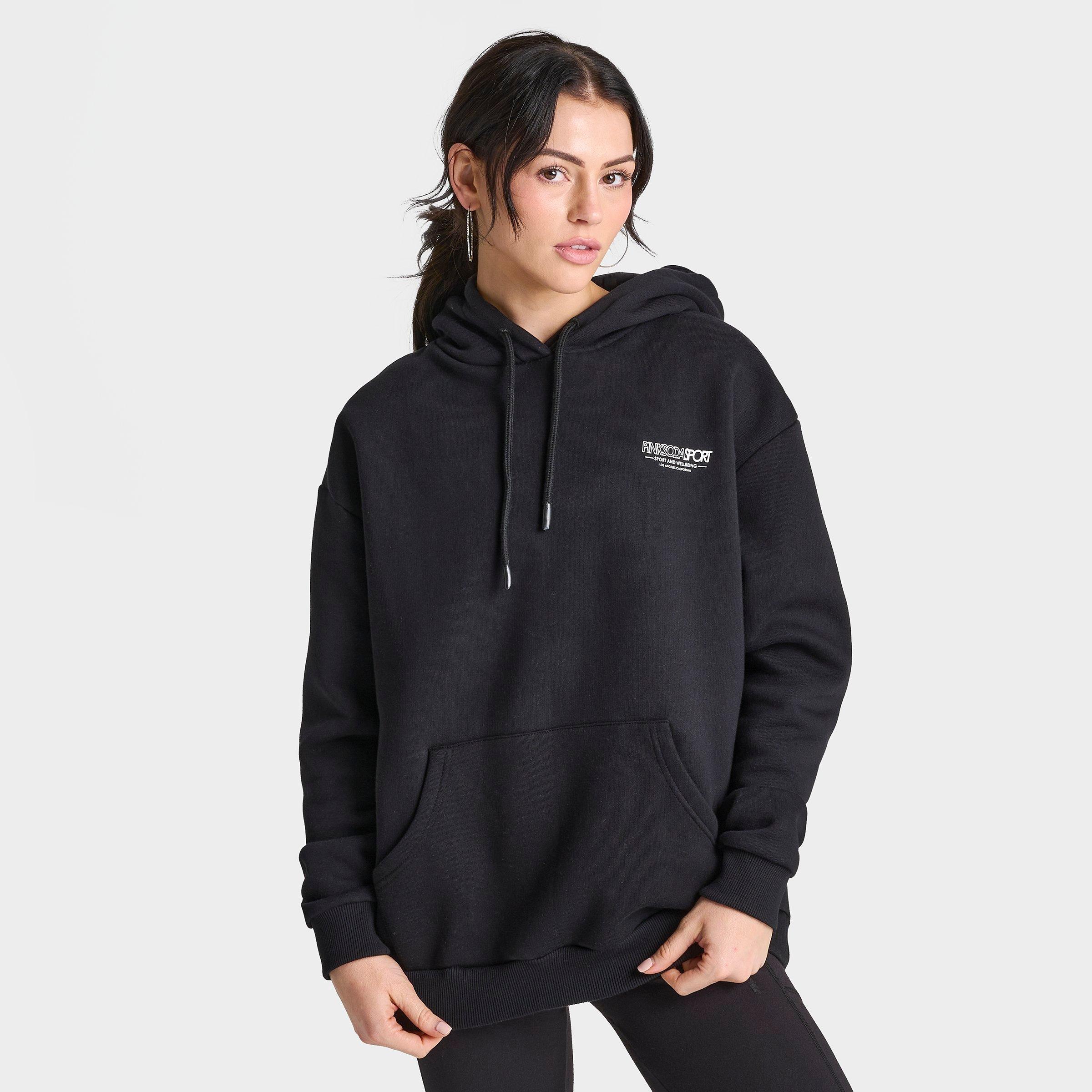 Shop Supply And Demand Pink Soda Sport Women's Fuse Hoodie In Black 