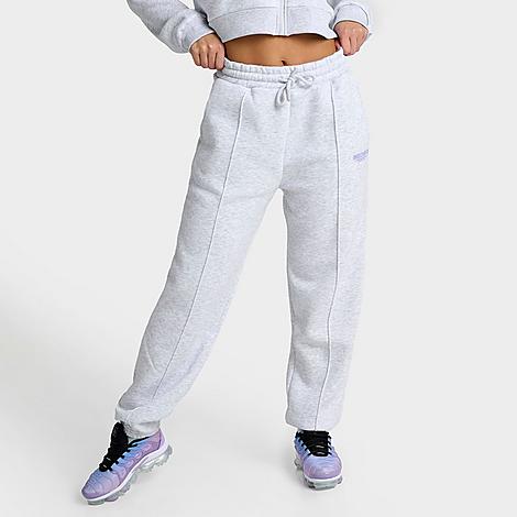 Shop Supply And Demand Pink Soda Sport Women's Fuse Fleece Jogger Pants In Ice Marl