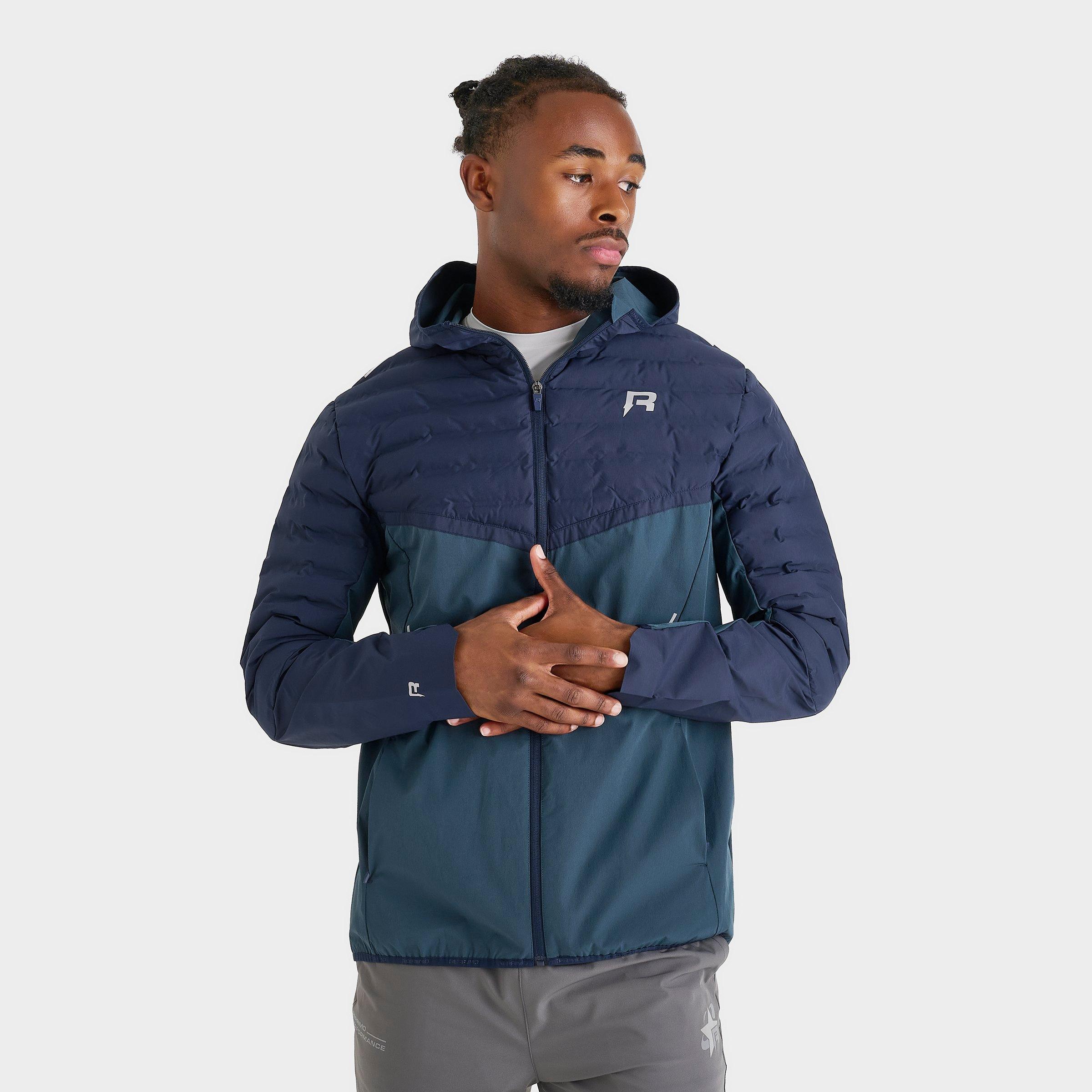 Men's Reprimo Cirrus Insulated Hybrid Jacket in Dark Navy/Navy Size: Small