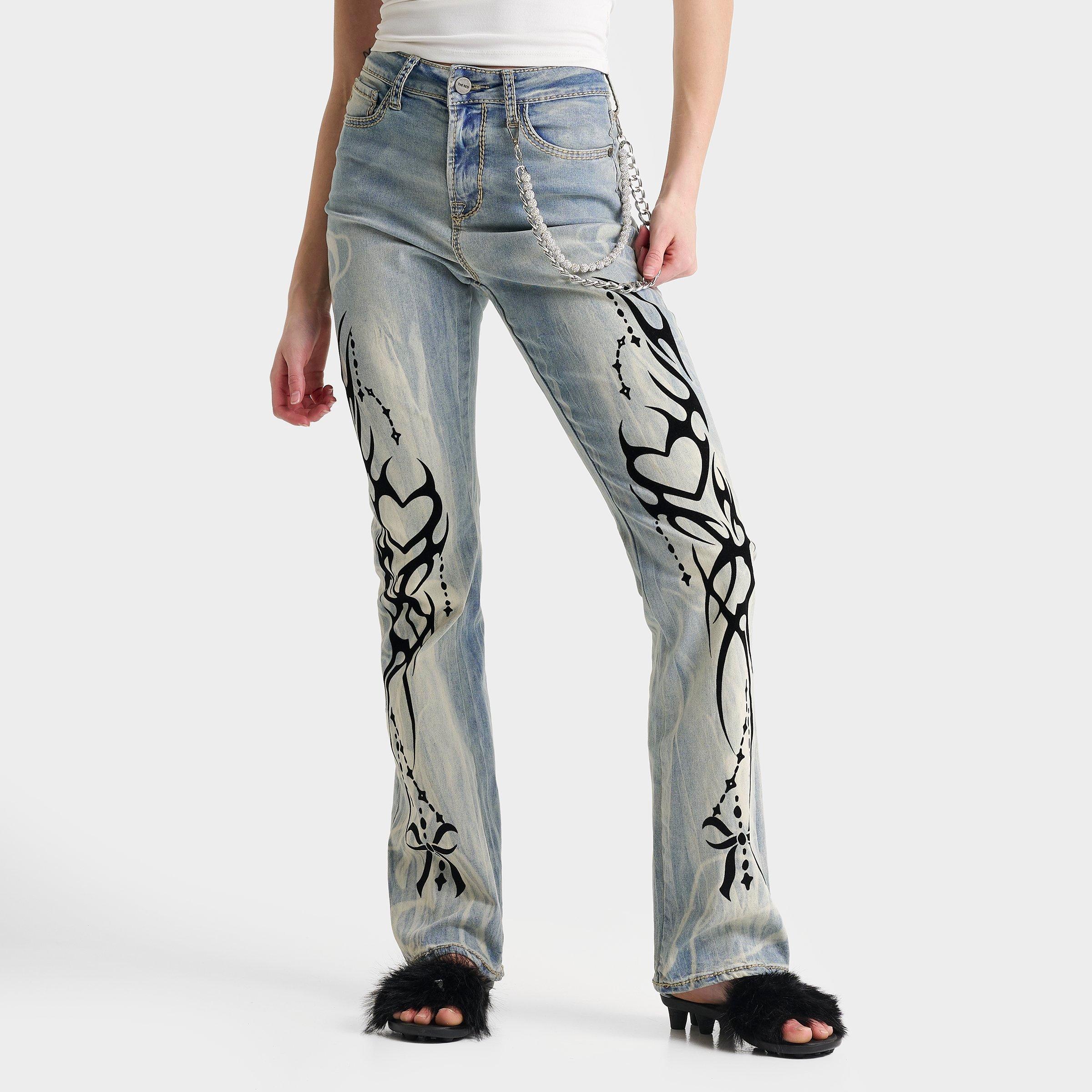 Smoke Rise Women's Ruby Heart High-Rise Bootcut Jeans