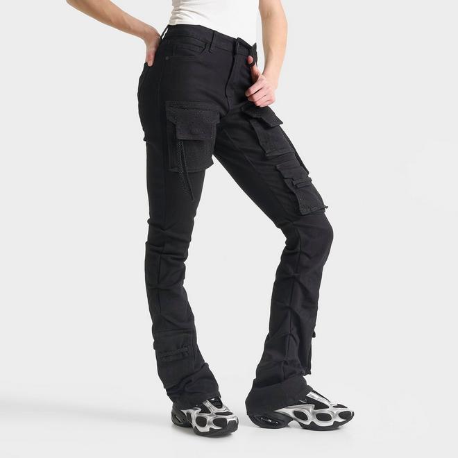 Women's Smoke Rise Nova Rhinestone High-Rise Stacked Pants