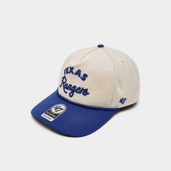 '47 Texas Rangers MLB Rope Script Hitch Snapback Hat