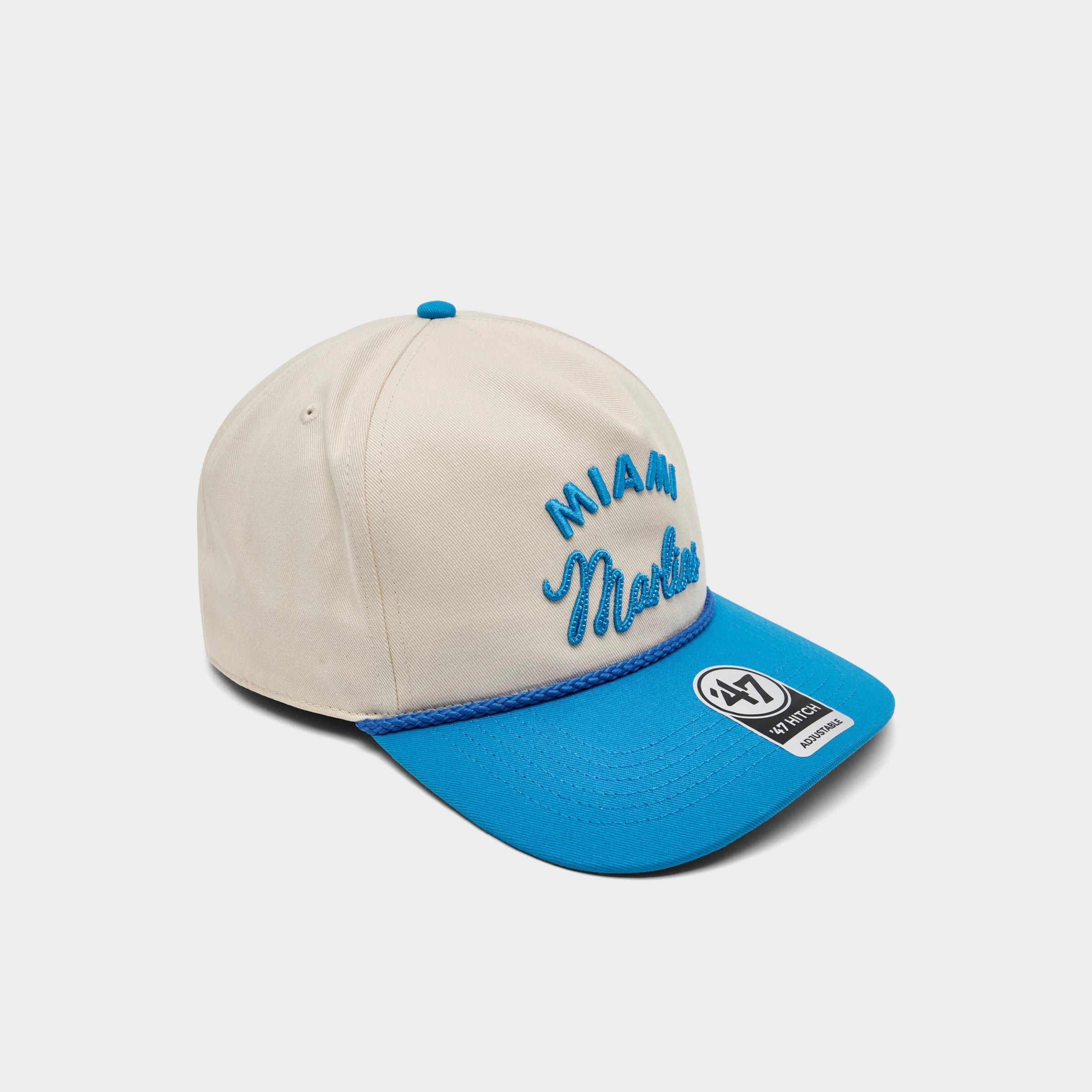47 Brand '47 Miami Marlins MLB Rope Script Hitch Snapback Hat