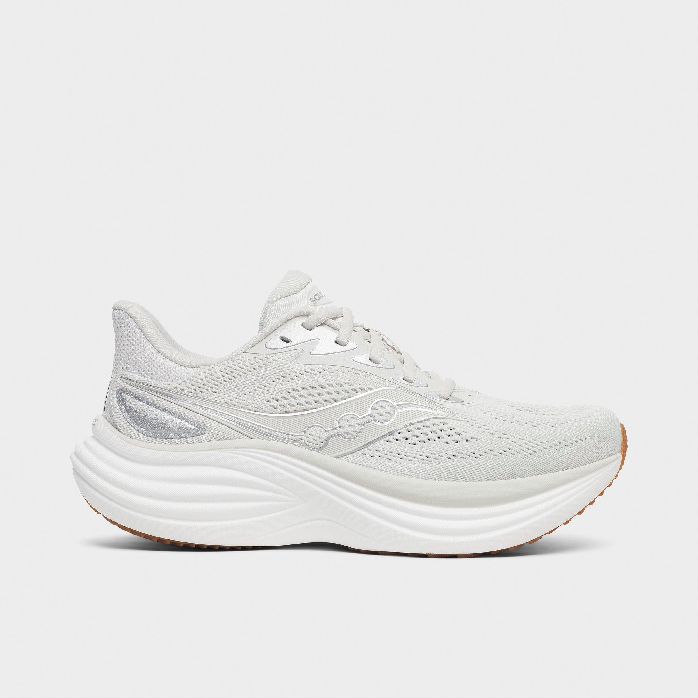 Saucony Women's Triumph 24 Running Shoes in Quartz/Gum Size: 7.0