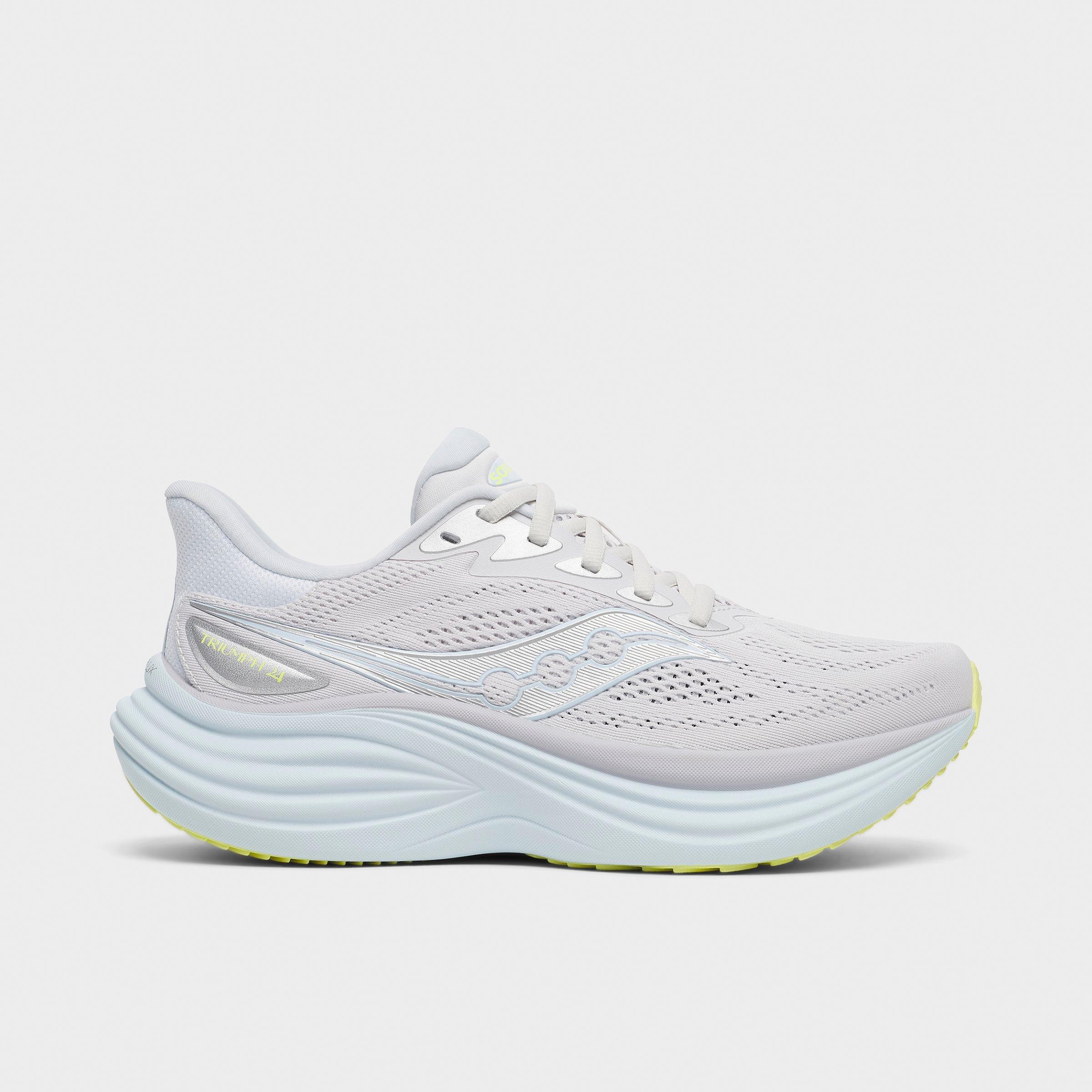 Saucony Women's Triumph 24 Running Shoes in Fog/Ice Melt Size: 5.5