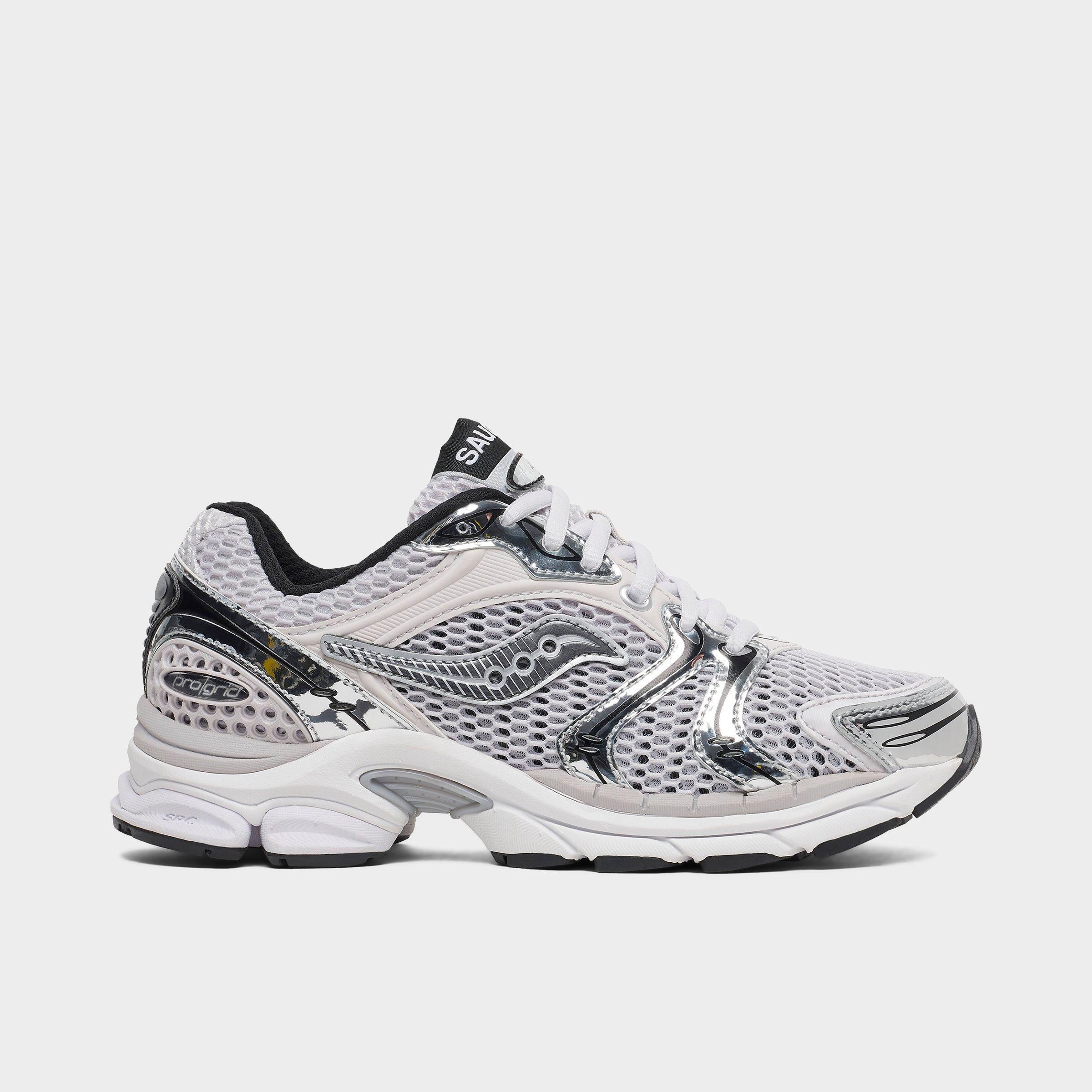 Saucony Women's ProGrid Triumph 4 Casual Shoes in Fog/Black Size: 5.5