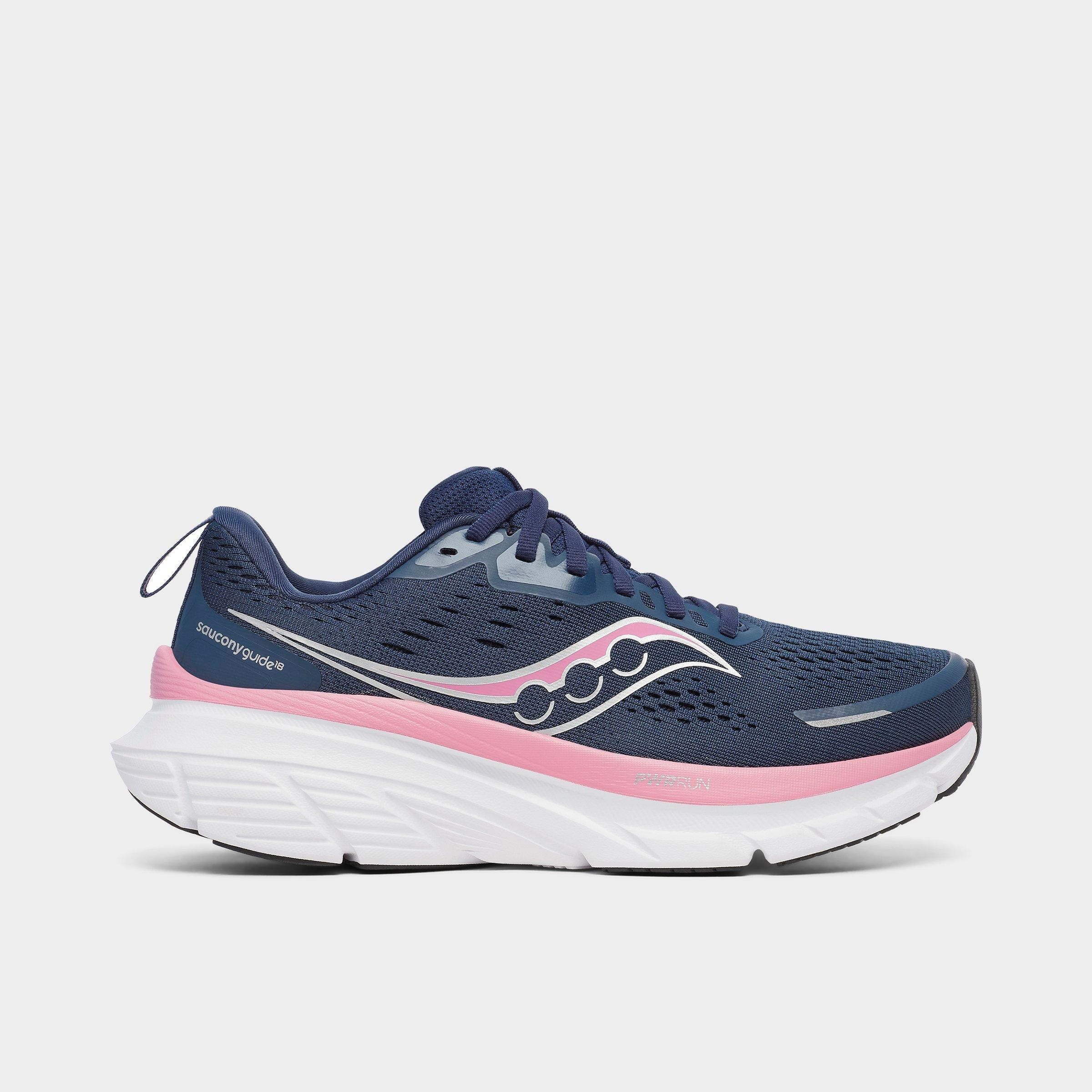 Saucony Women's Guide 18 Running Shoes in Navy/Orchid Size: 5.0