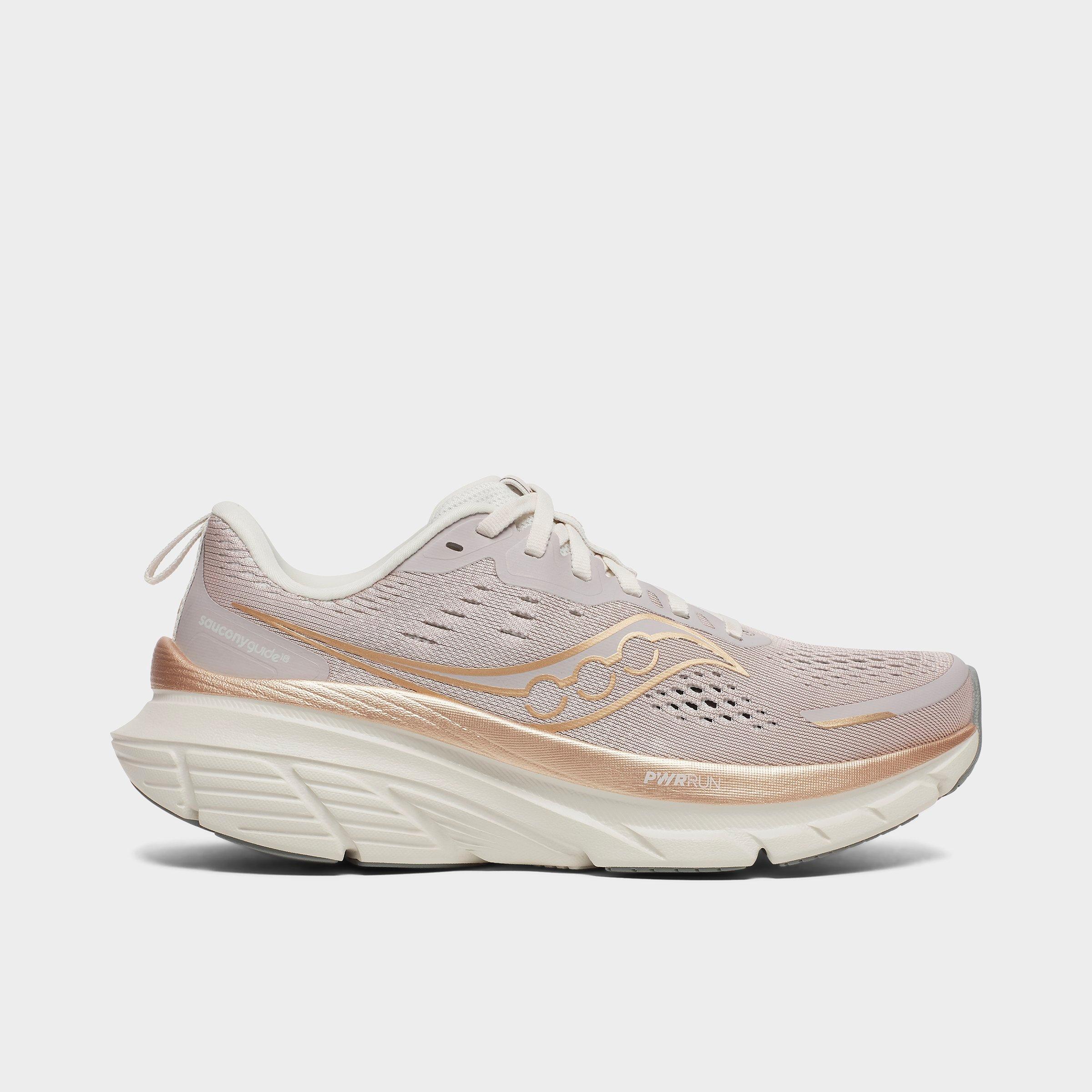 Saucony Women's Guide 18 Running Shoes in Oat/Quartz Size: 5.0