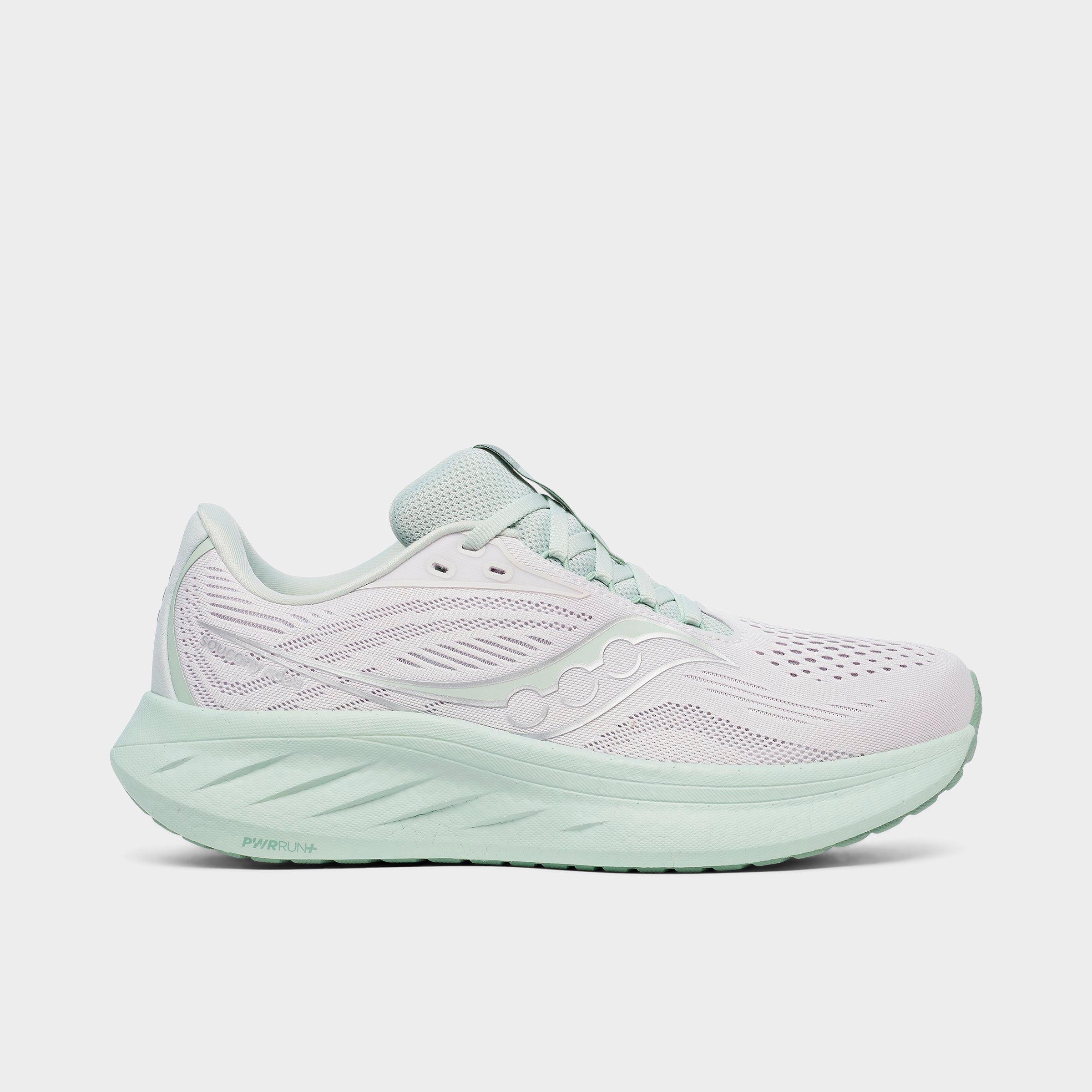 Saucony Women's Ride 18 Running Shoes in Fog/Mist Size: 5.0
