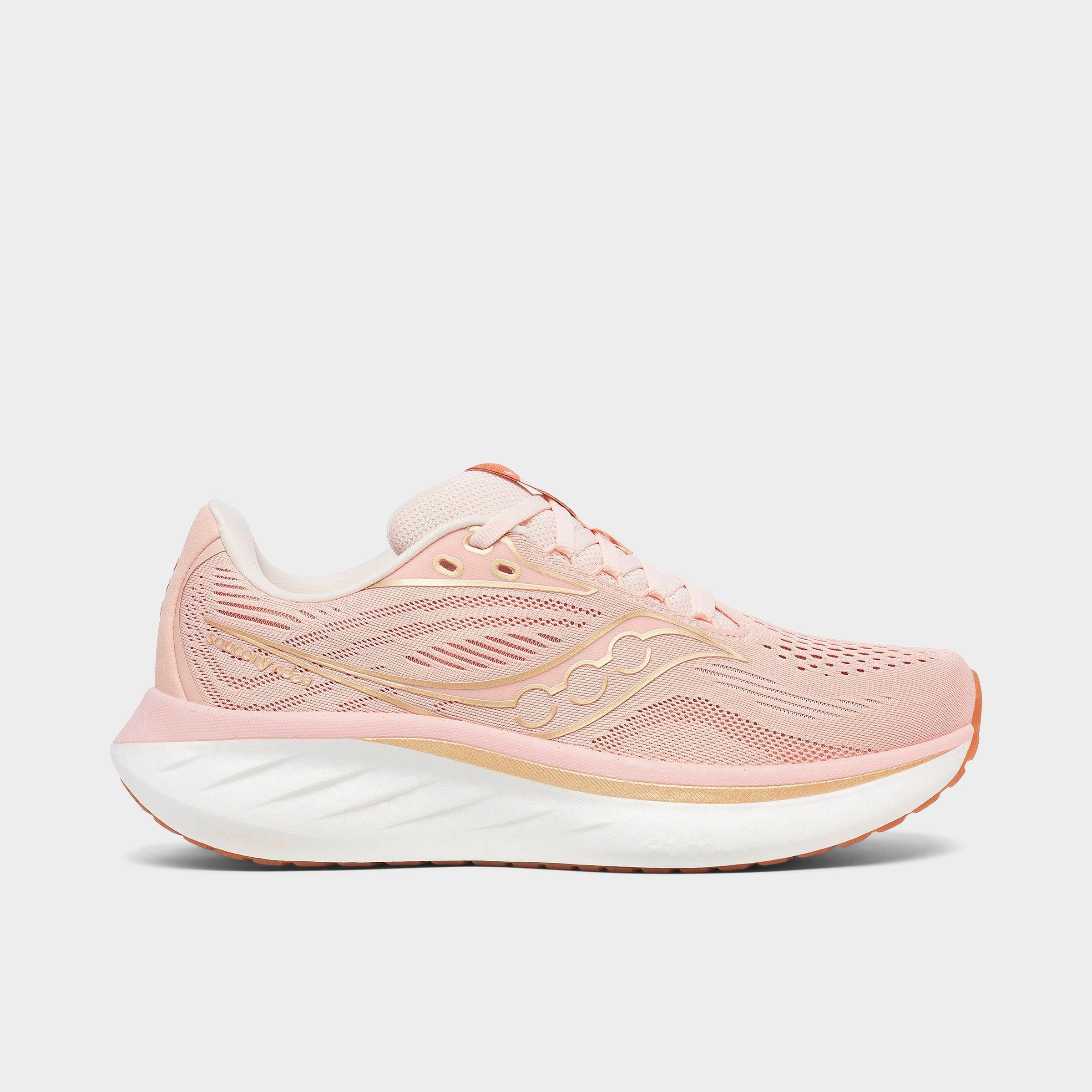Saucony Women's Ride 18 Running Shoes in Cameo/Peony Size: 5.0