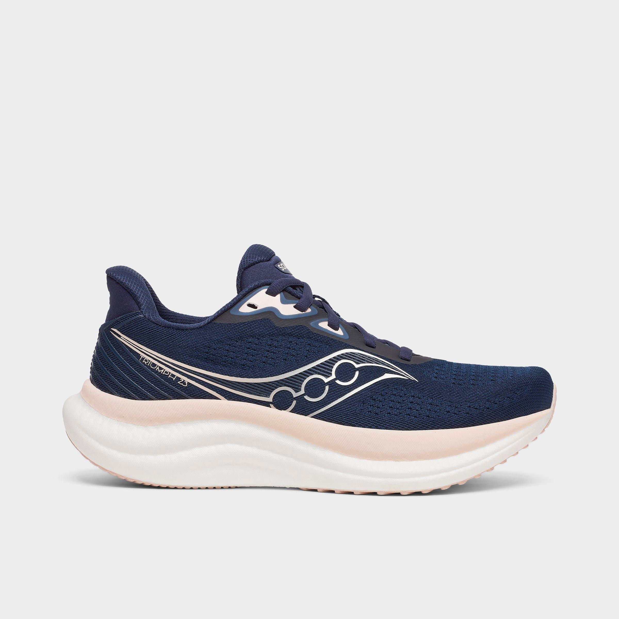Saucony Women's Triumph 23 Running Shoes in Navy/Cameo Size: 5.0