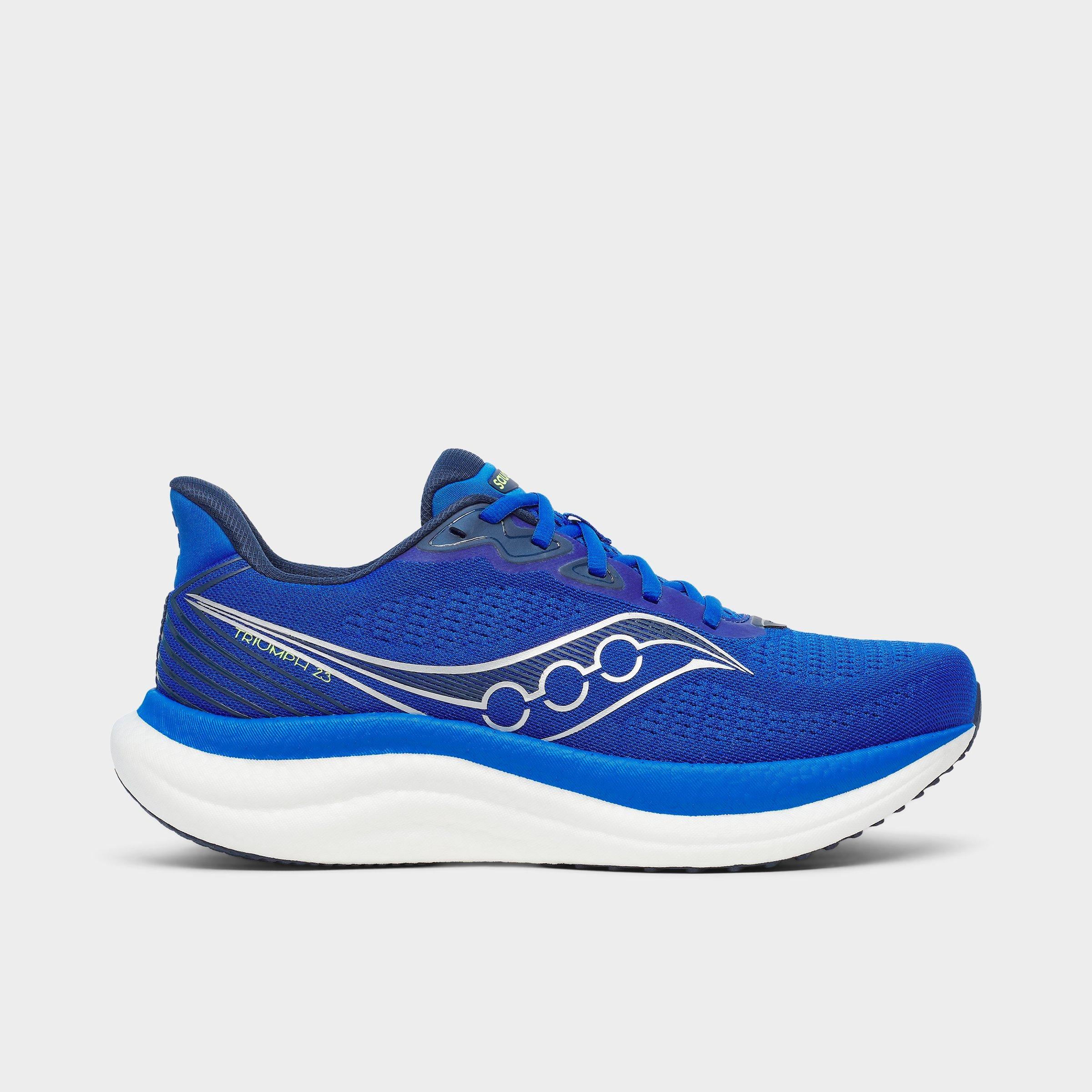 Saucony Men's Triumph 23 Running Shoes in Lapis/Silver Size: 7.0